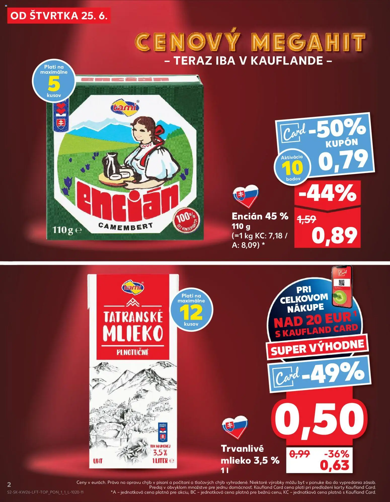 Nové Kaufland akcie – leták je platný od 25.06.2026 | Strana: 2