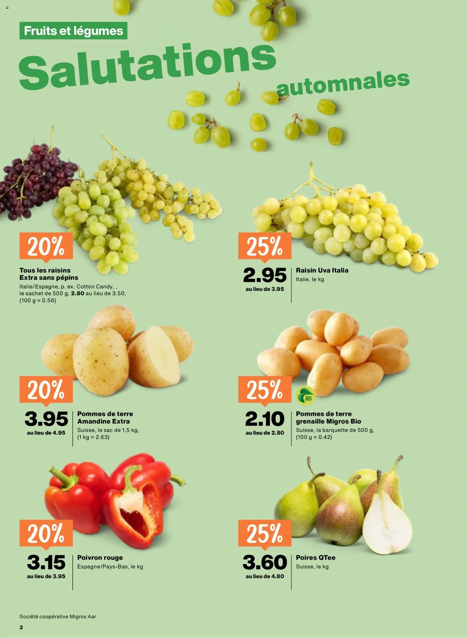 Migros aktionen FR – gültig ab 10.09.2026 | Seite: 2 | Produkte: Rouge