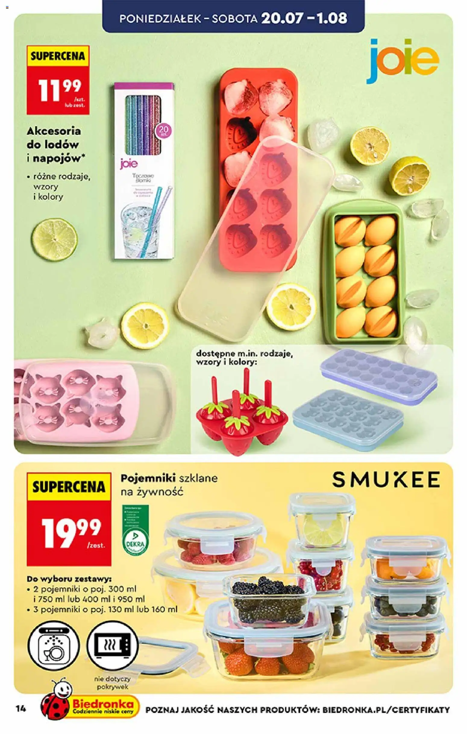 Biedronka Polsko leták - Hity i inspiracje od 20.07.2026 | Strana: 14