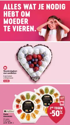 Moederdaghart met aardbeien, 6 personen - Voorbeeld van een folder van Delhaize, geldig van 07.05.2026 | Pagina: 20