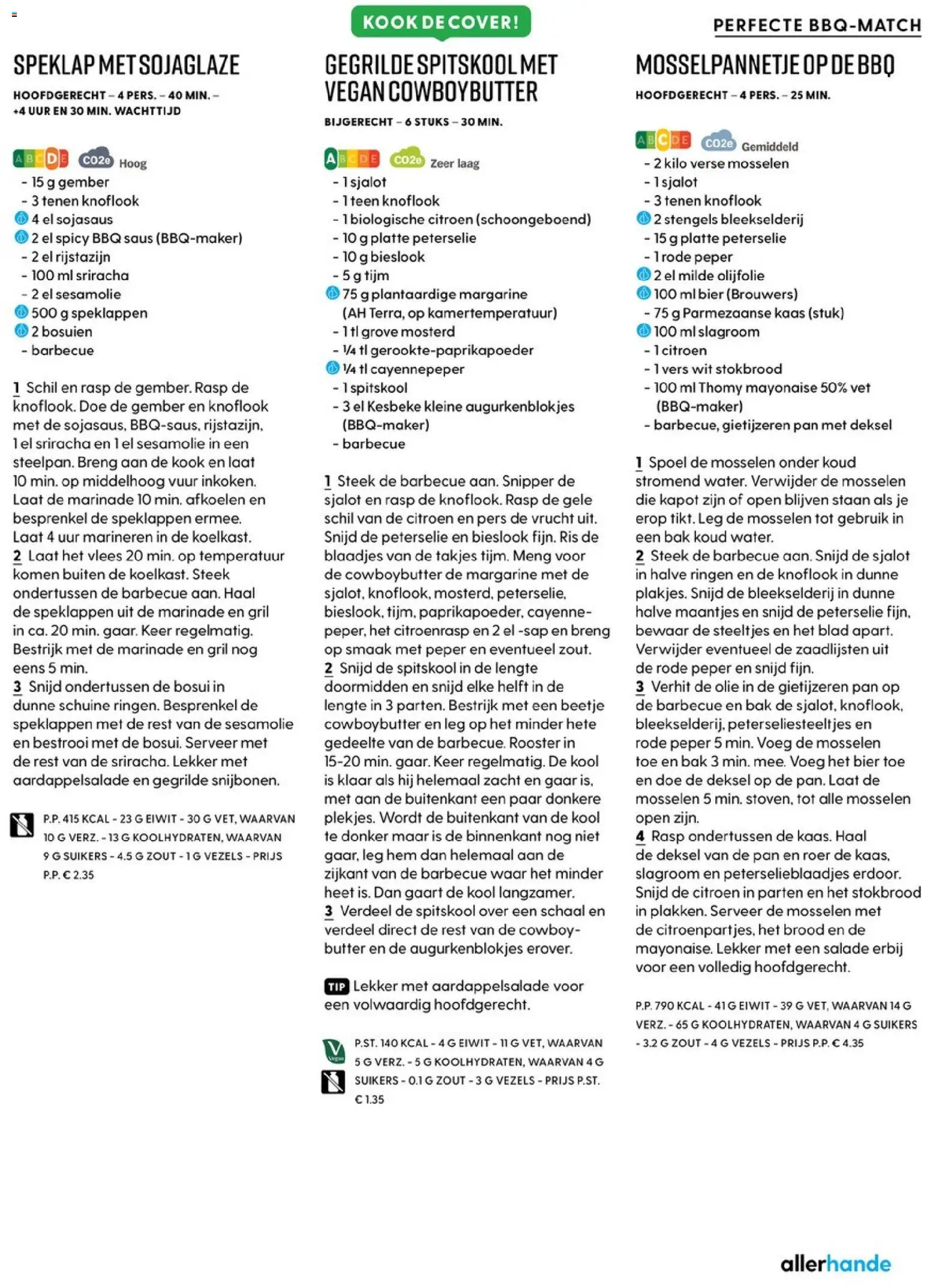 {H1} | Pagina: 90 | Producten: Vlees, Olijfolie, Mosselen, Bleekselderij