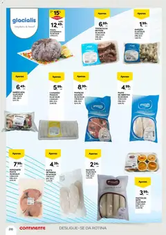 Pré-visualização BAGUETE GLACIALIS CONGELADA, Baguete congelada EMB.: 480 G válido de 21.04.2026 | Página: 26 | Produtos: Polvo, Camarão, Salmão, Nata