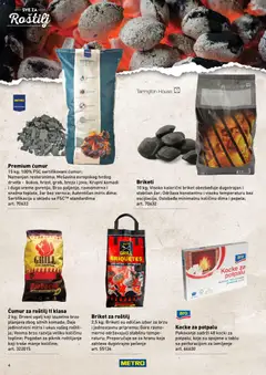 Metro katalog Sve za roštilj - pregled Metro kataloga - važi od 28.04.2026 | Strana: 4 | Proizvode: Miris, Briket, Pakovanje, Roštilj