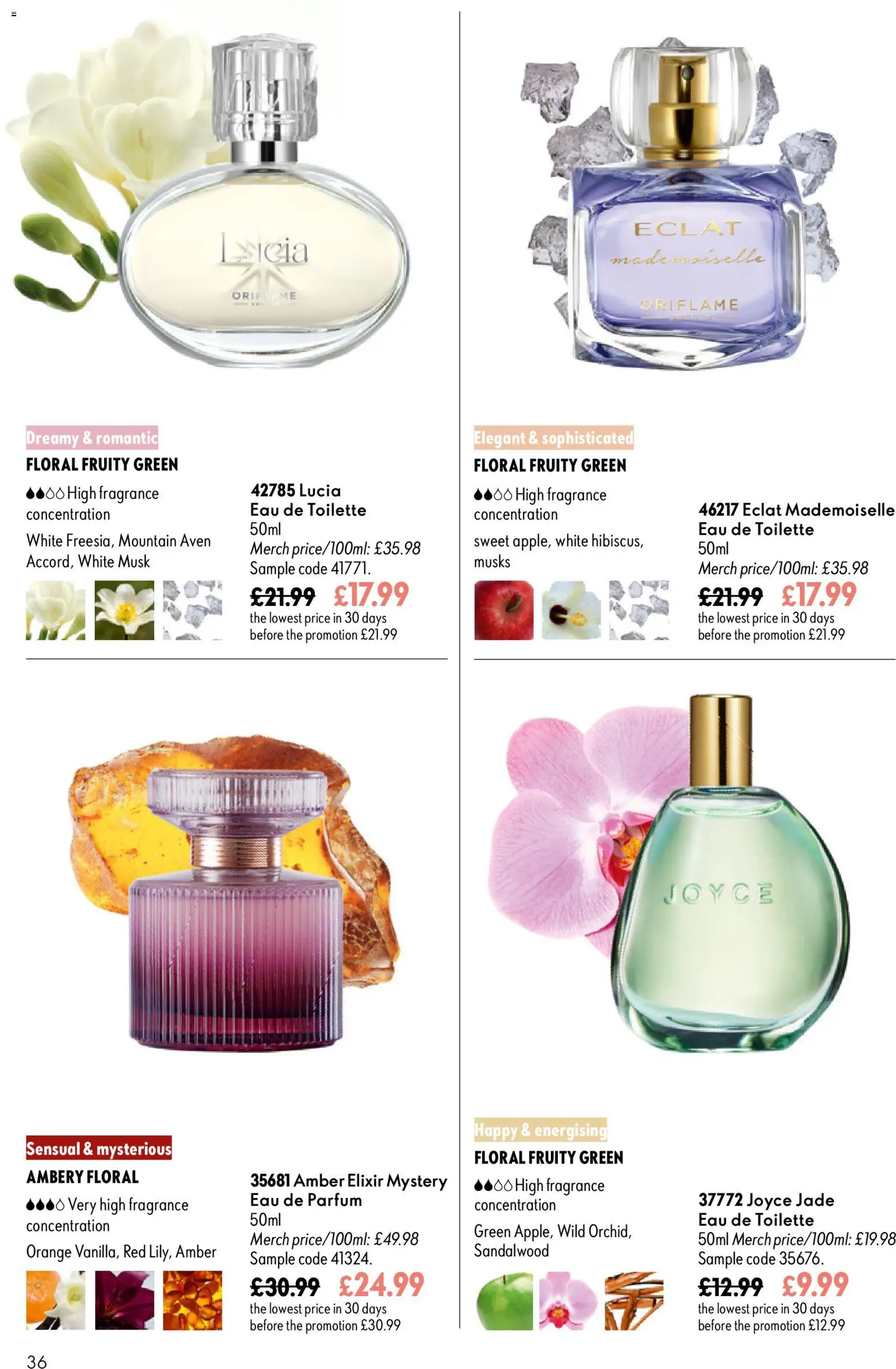 {H1} | Page: 36 | Products: Fragrance, Eau de toilette, Orange