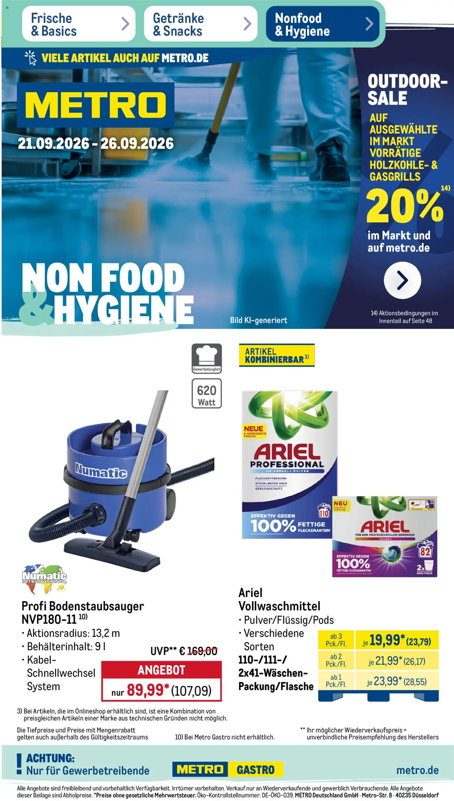 Metro Prospekt – gültig ab 21.09.2026 | Seite: 35 | Produkte: Kabel, Ariel