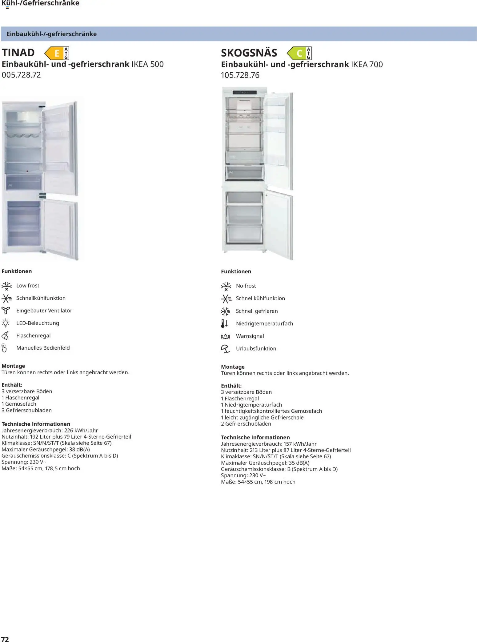 Ikea Elektrogeräte – gültig ab 19.06.2026 | Seite: 72