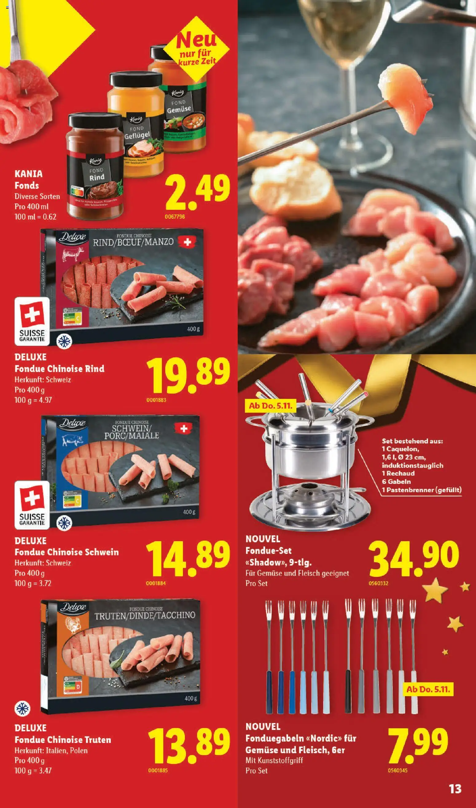Lidl aktionen Festliche Spezialitäten – gültig ab 29.10.2026 | Seite: 13