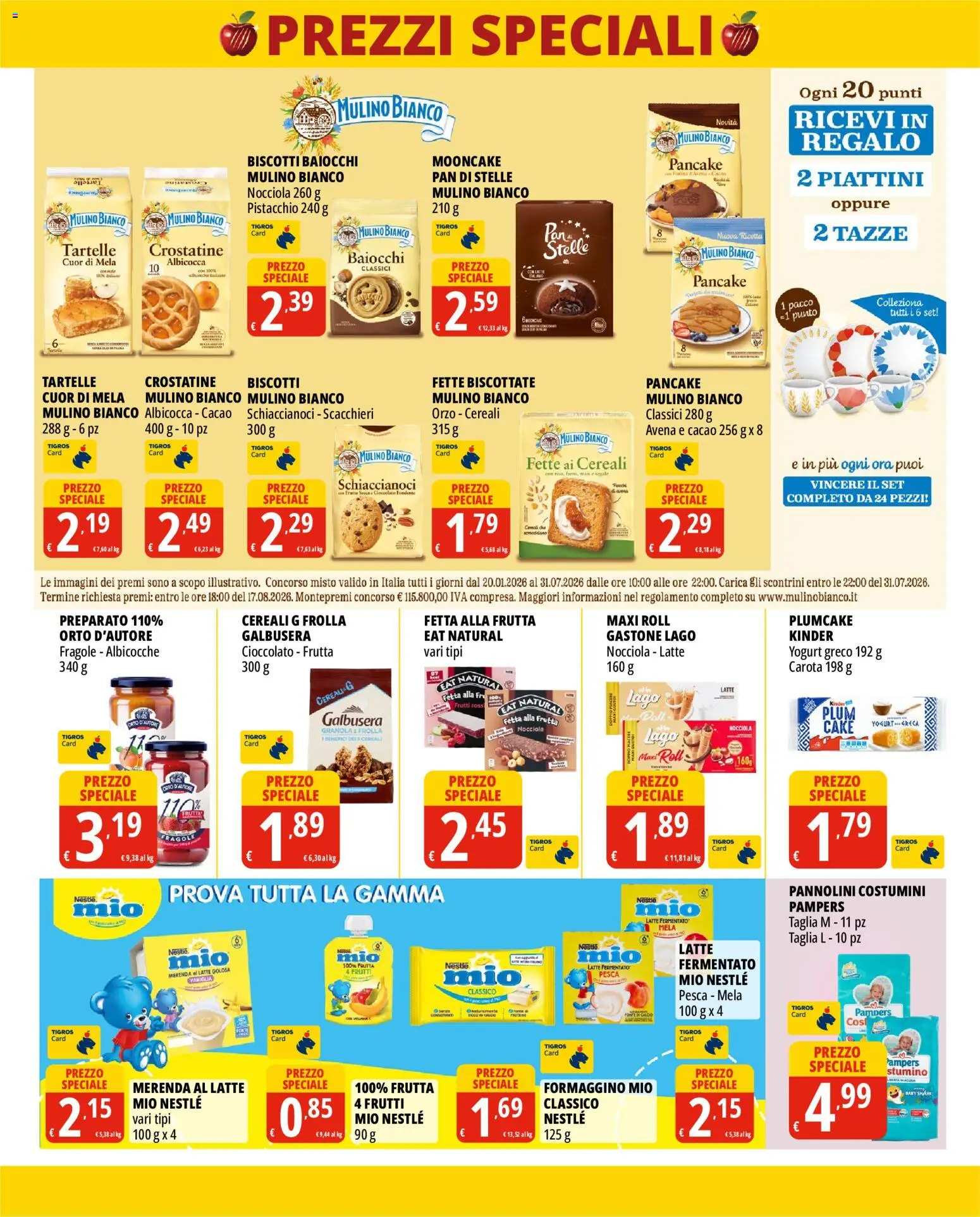 Volantino Tigros del 15/07/2026 | Pagina: 5 | Prodotti: Cereali, Carota, Crostatine, Cacao