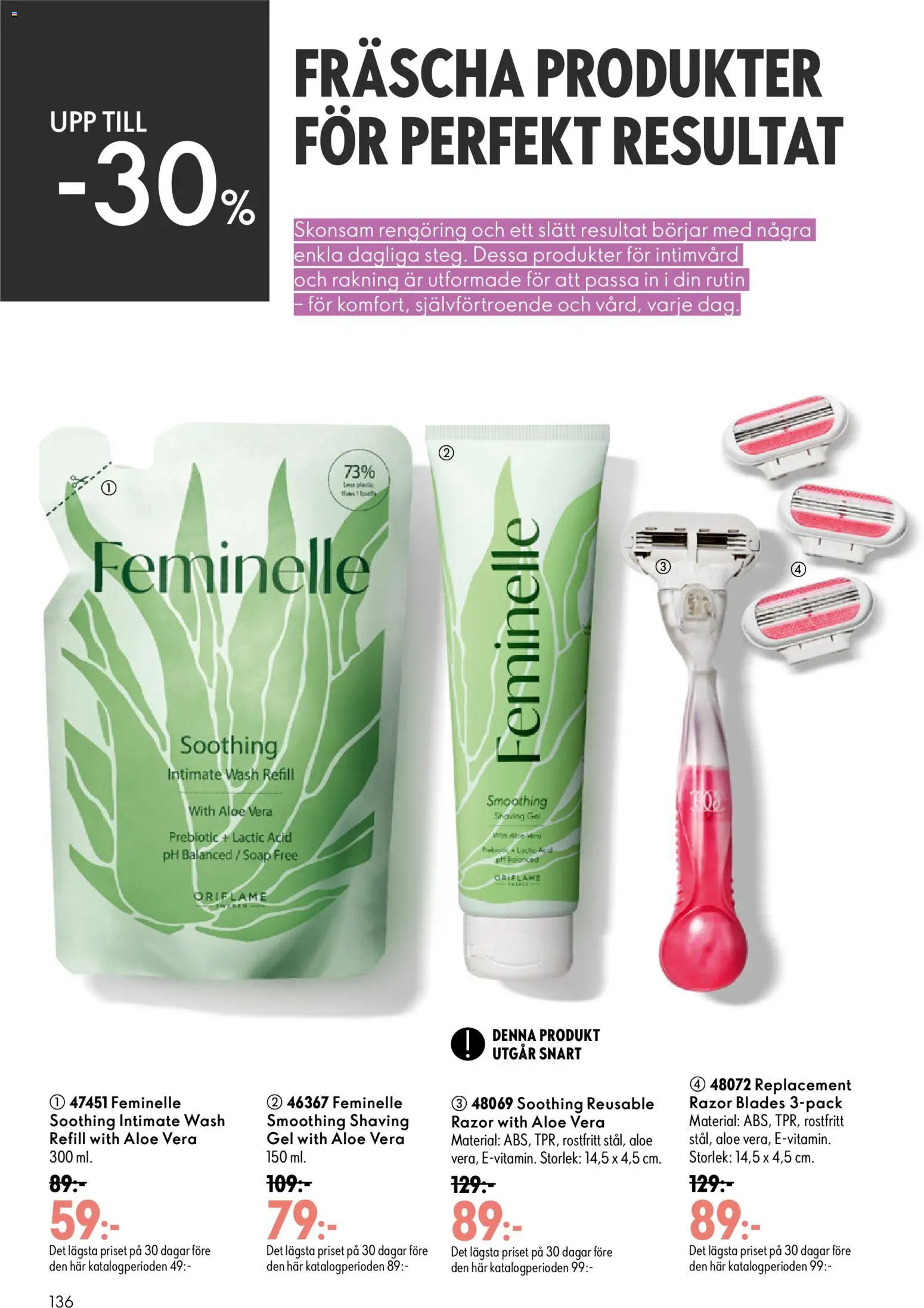 Oriflame reklamblad aktuell från 26/08/2026 | Sida: 136 | Produkter: Aloe vera