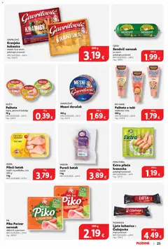 Piko Parizer narezak, obični ili s povrćem - Pregled kataloga iz trgovine Plodine, vrijedi od 16.09.2026 | Stranica: 25