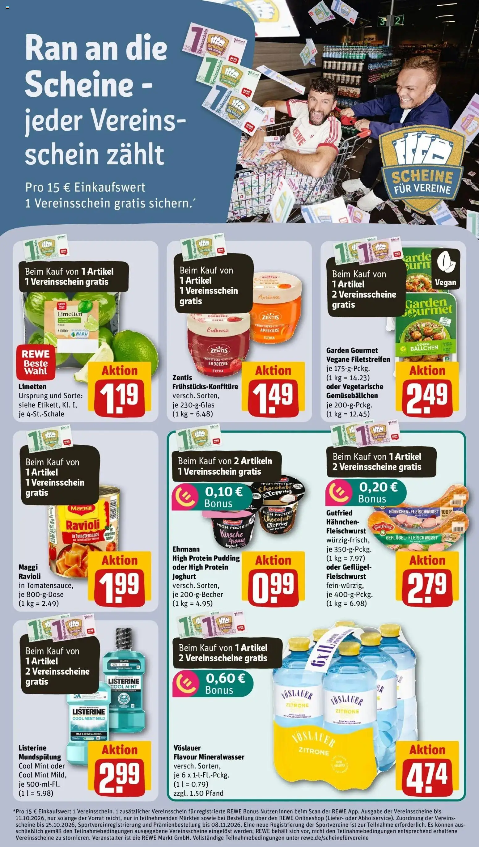 REWE Prospekt ab 21.09.2026 zum Blättern » Angebote | Seite: 11 | Produkte: Hahnchen, Maggi, Pudding, Mineralwasser