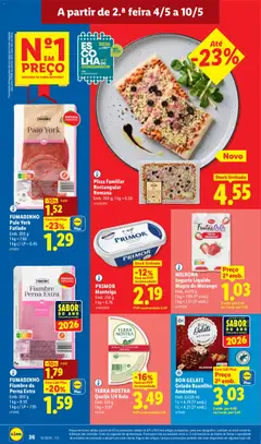 Pré-visualização MILBONA Iogurte Líquido Magro de Morango, Emb. 4x170 g válido de 04.05.2026 | Página: 26
