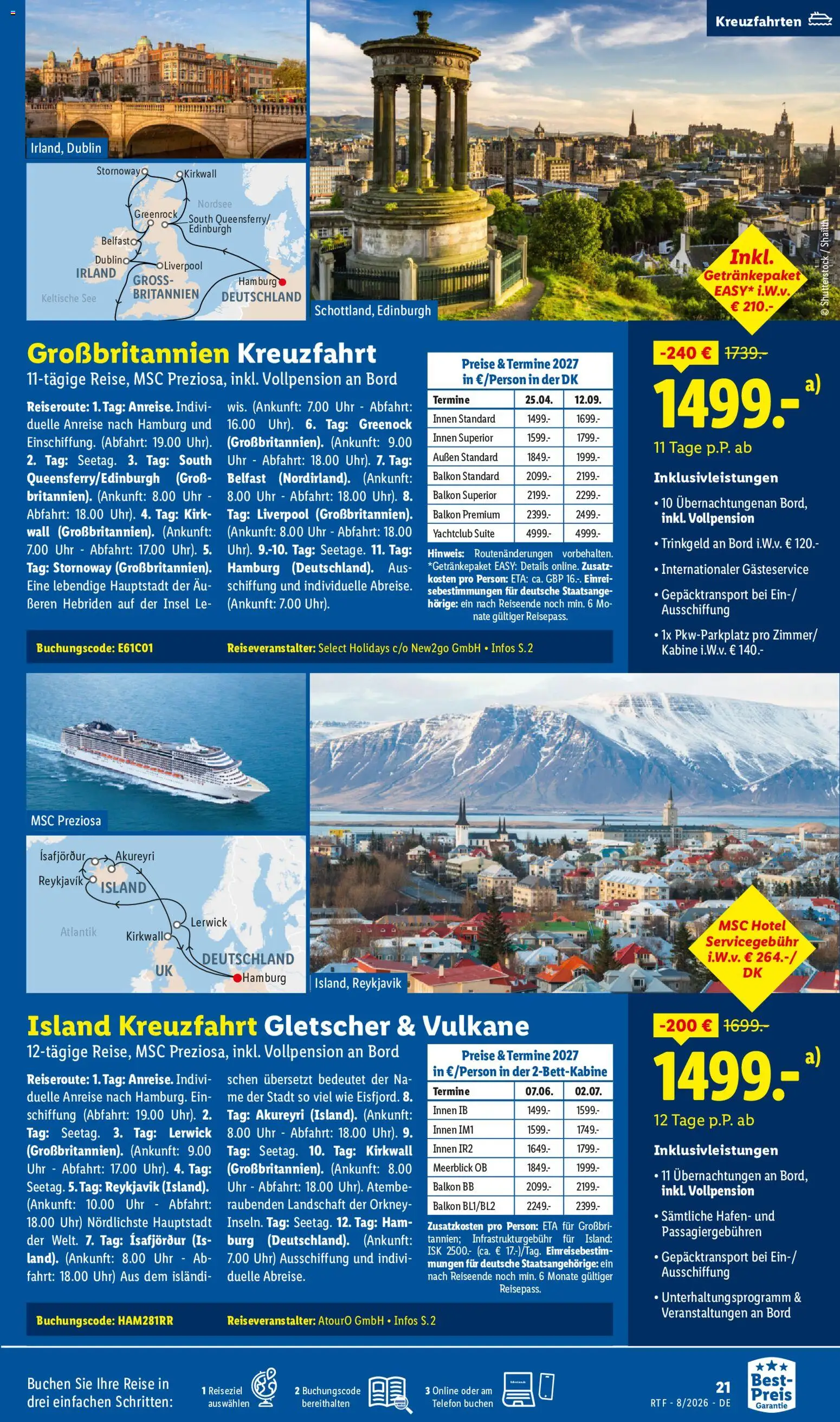 Lidl Reisen Prospekt – gültig ab 12.08.2026 | Seite: 21