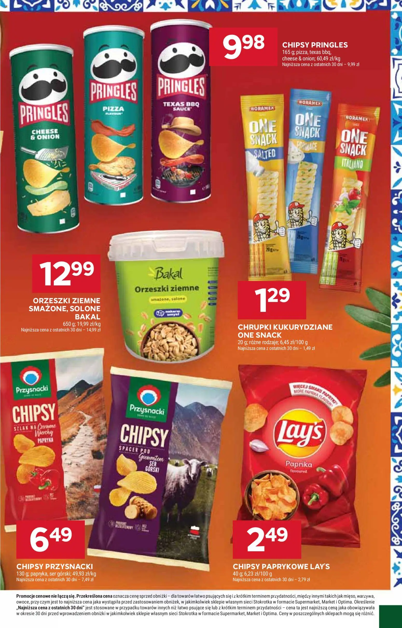 Stokrotka gazetka od 06.08.2026 | Strona: 33 | Produkty: Papryka, Pizza, Pringles, Orzeszki