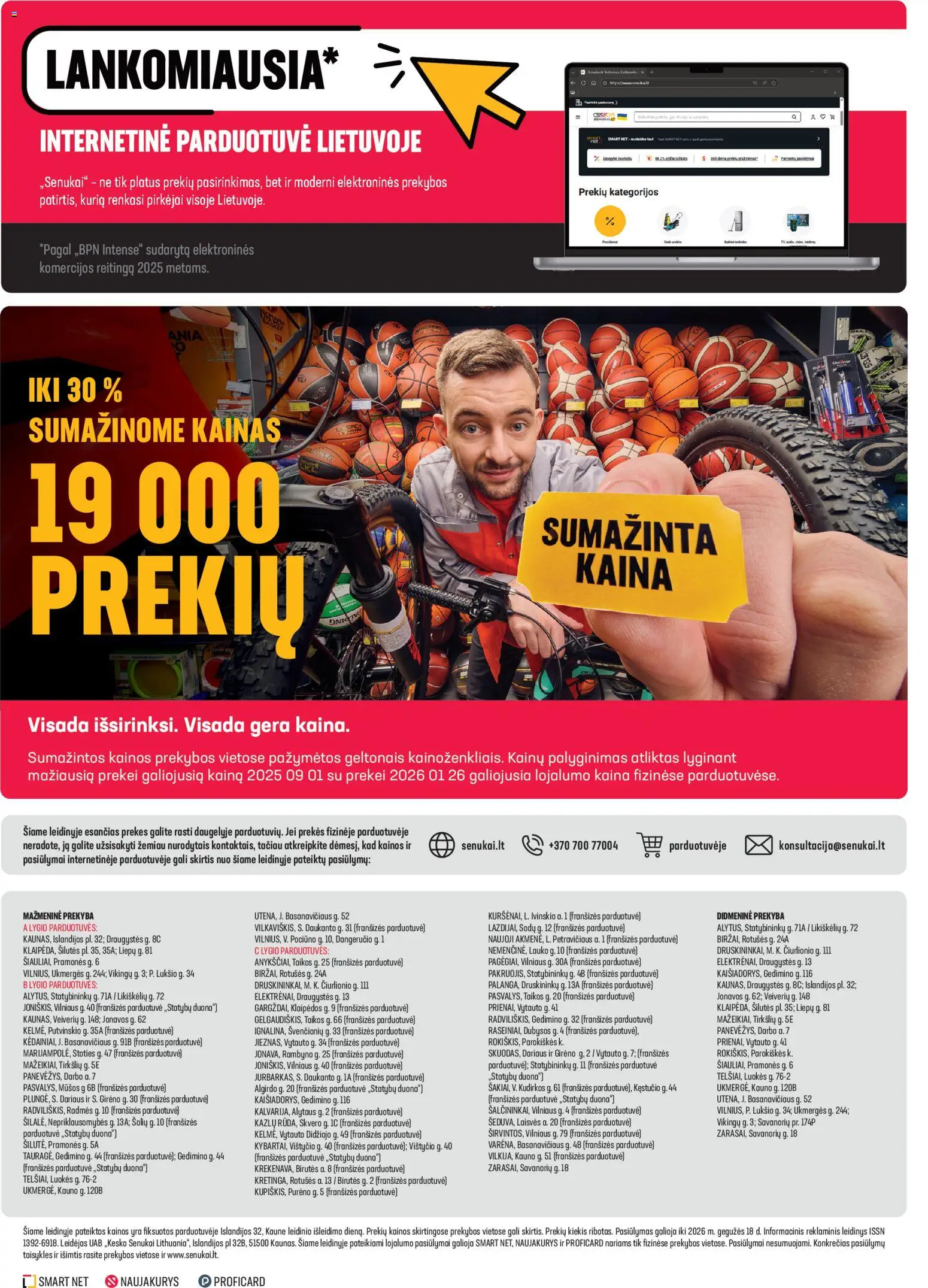 Senukai akcijos nuo 23.04.2026 | Puslapis: 52 | Prekių: Duona