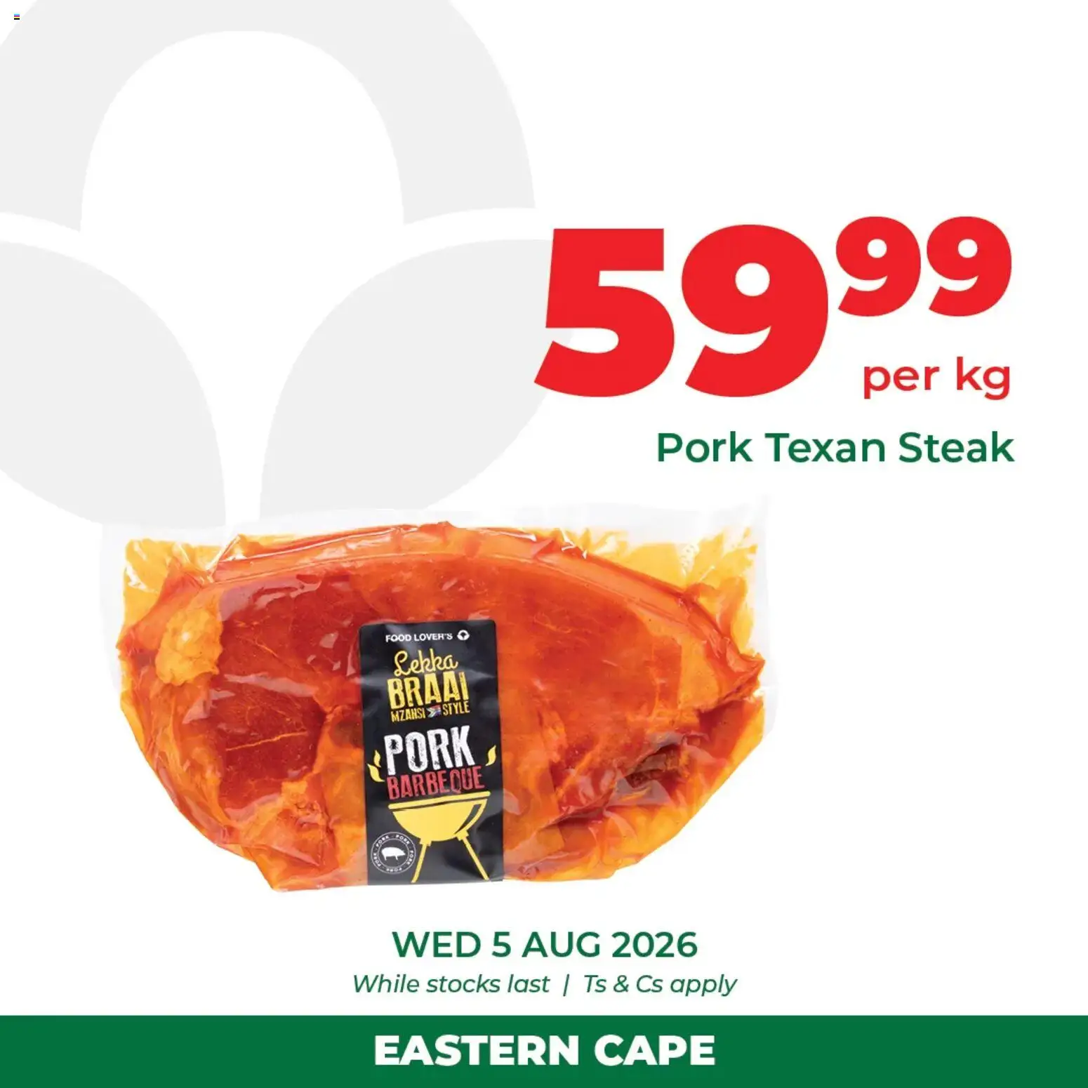 New Food Lover's Market catalogue – valid from 05/08/2026 | Page: 1 | Products: Steak, Pork