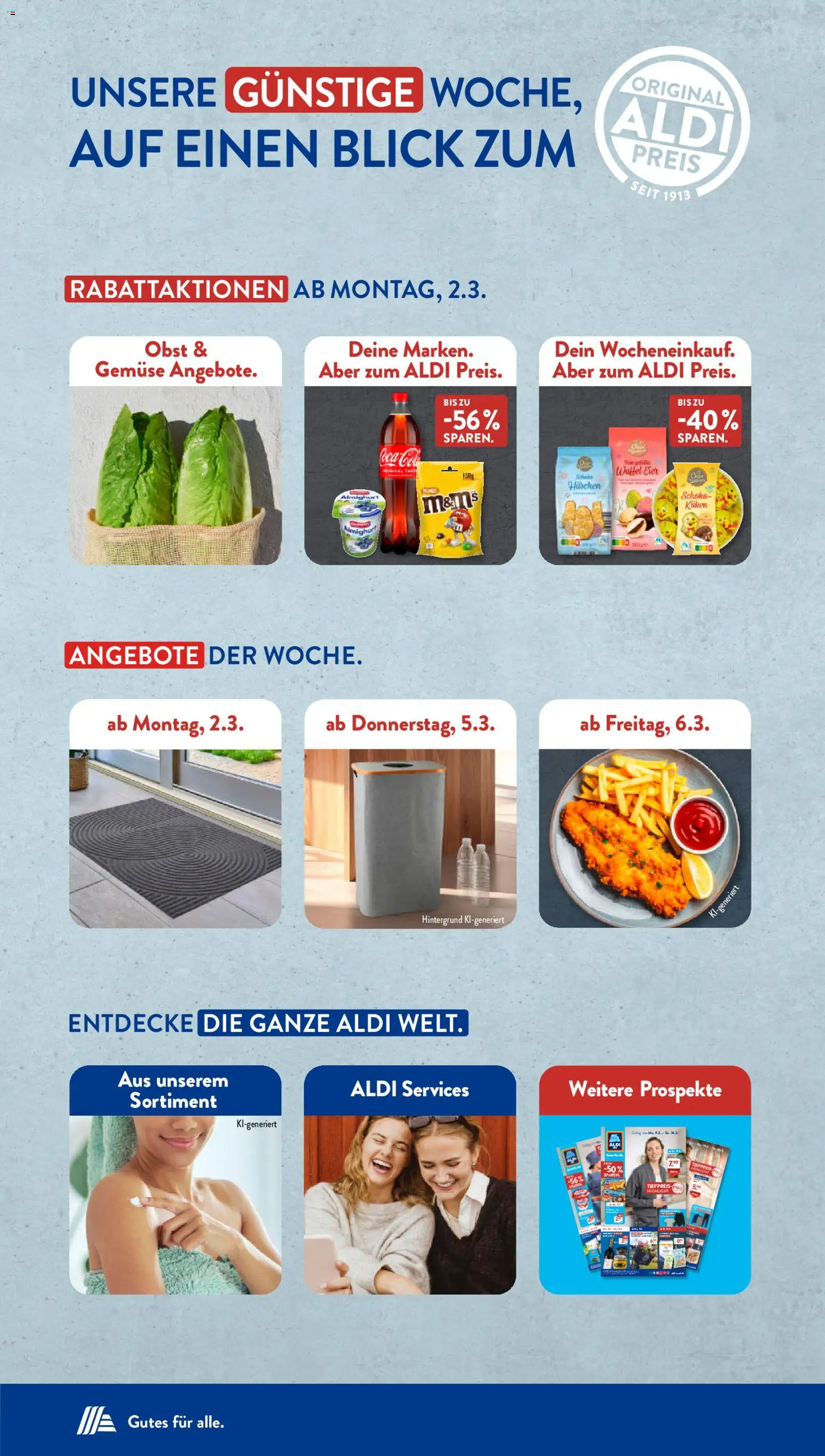 Aldi Süd Prospekt 	 – gültig ab 02.03.2026 | Seite: 2 | Produkte: Gewicht, Belavi, Esstisch, Home creation