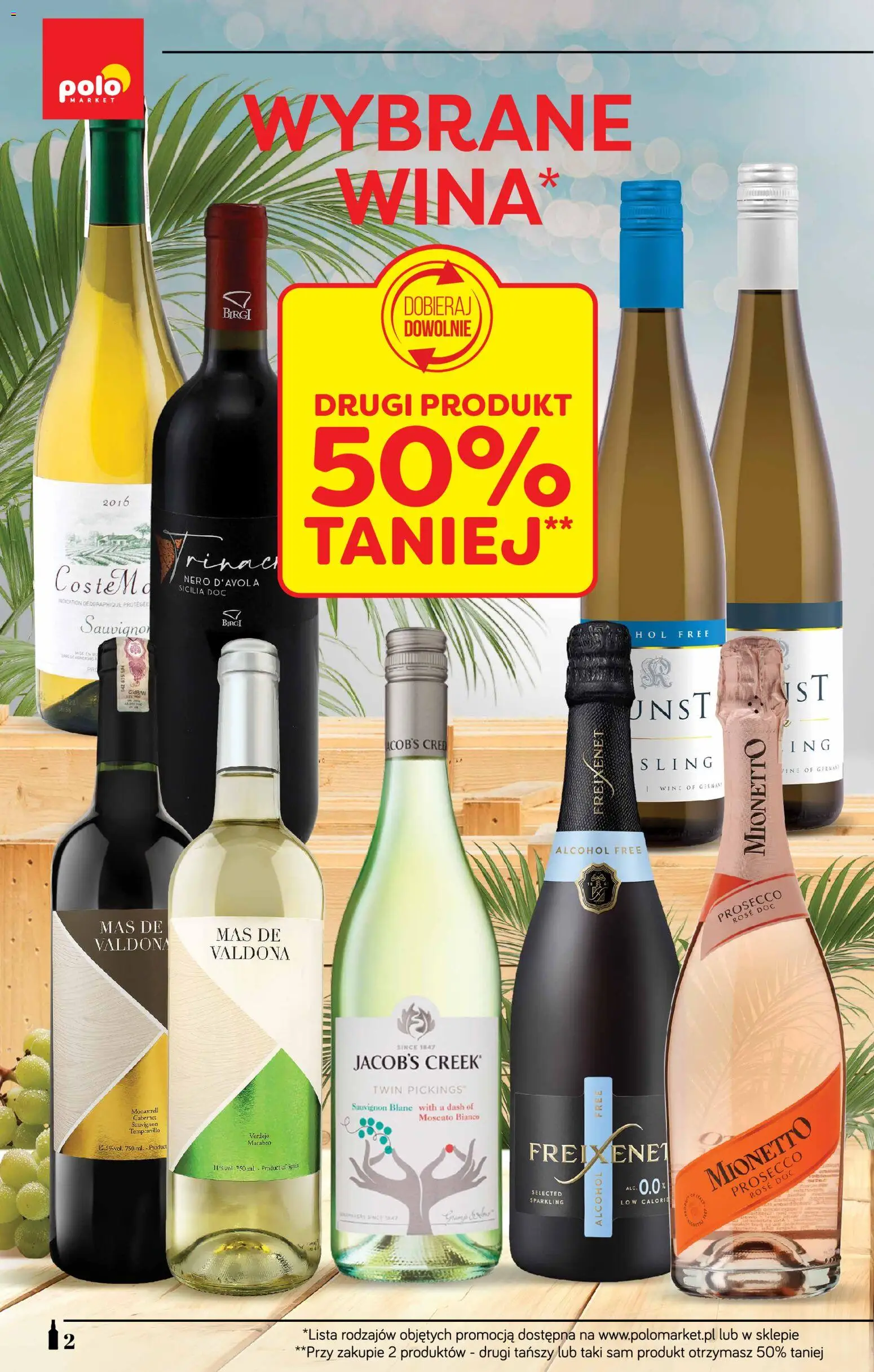 POLOmarket katalog - Alkoholi od 13.08.2026 | Strona: 2 | Produkty: Sauvignon Blanc, Prosecco
