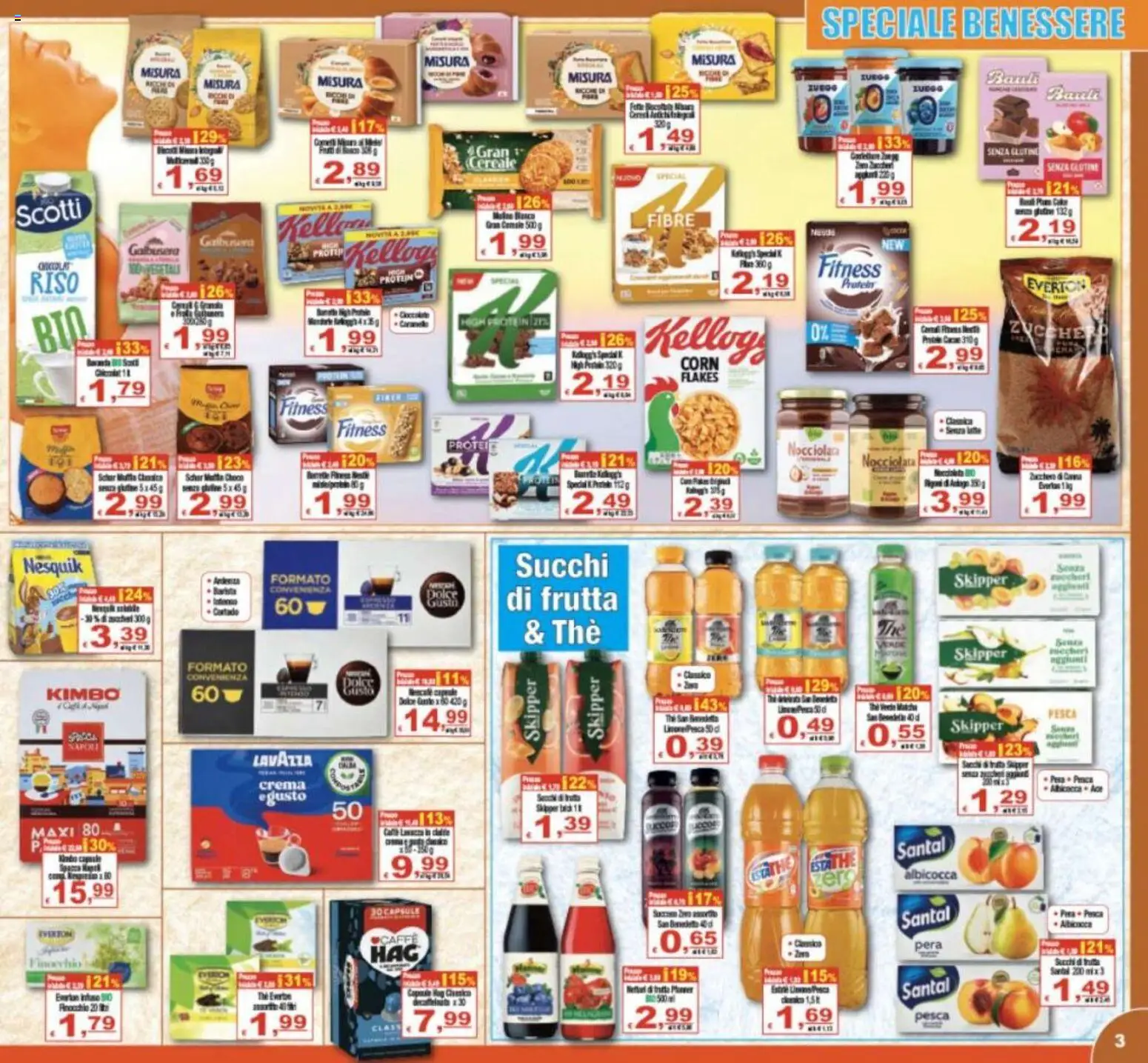 Volantino CTS del 20.05.2026 | Pagina: 3 | Prodotti: Riso, Pesca, The, Lavazza
