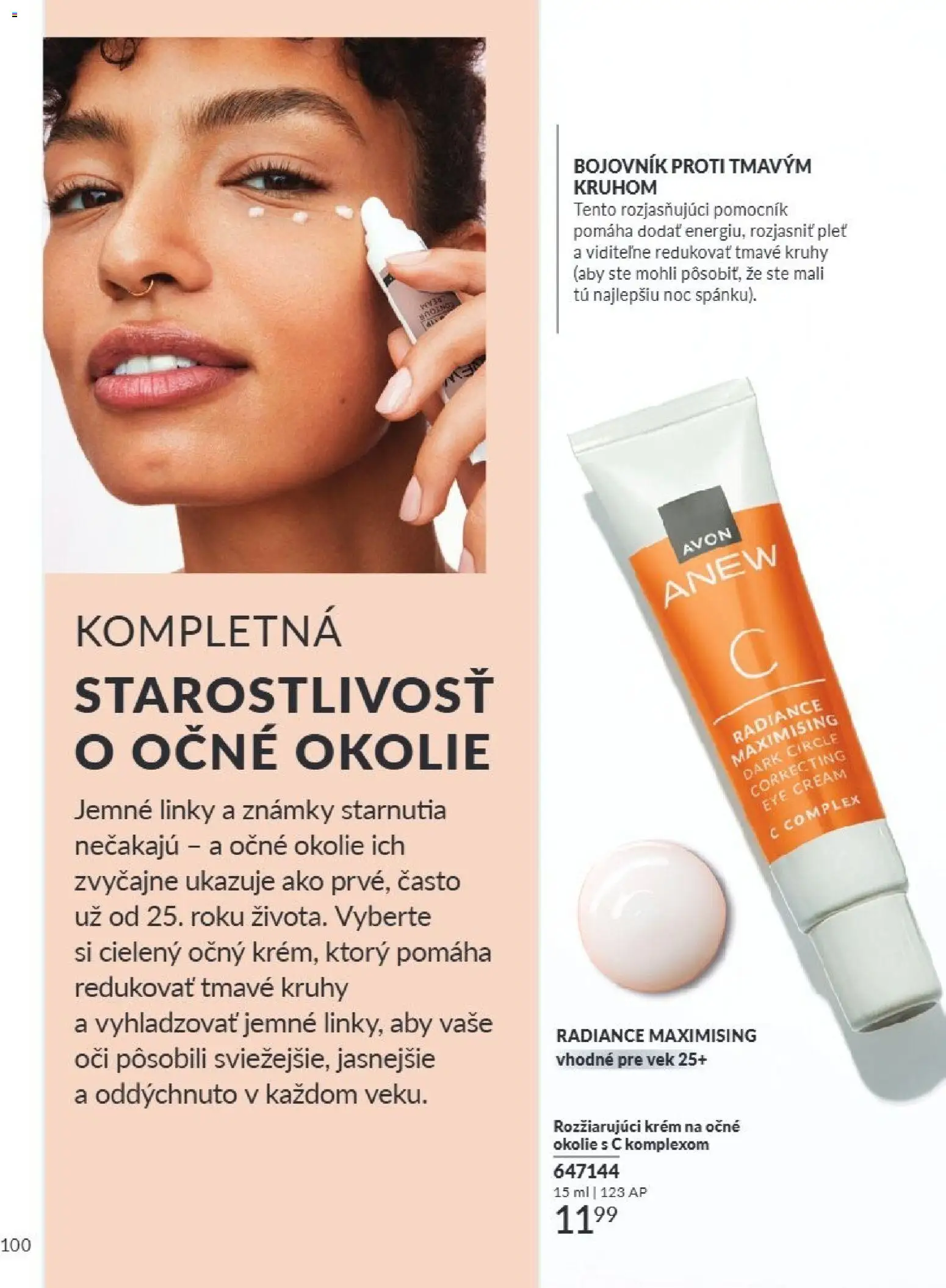 Nové Avon akcie – leták je platný od 01.08.2026 | Strana: 100 | Produkty: Krém
