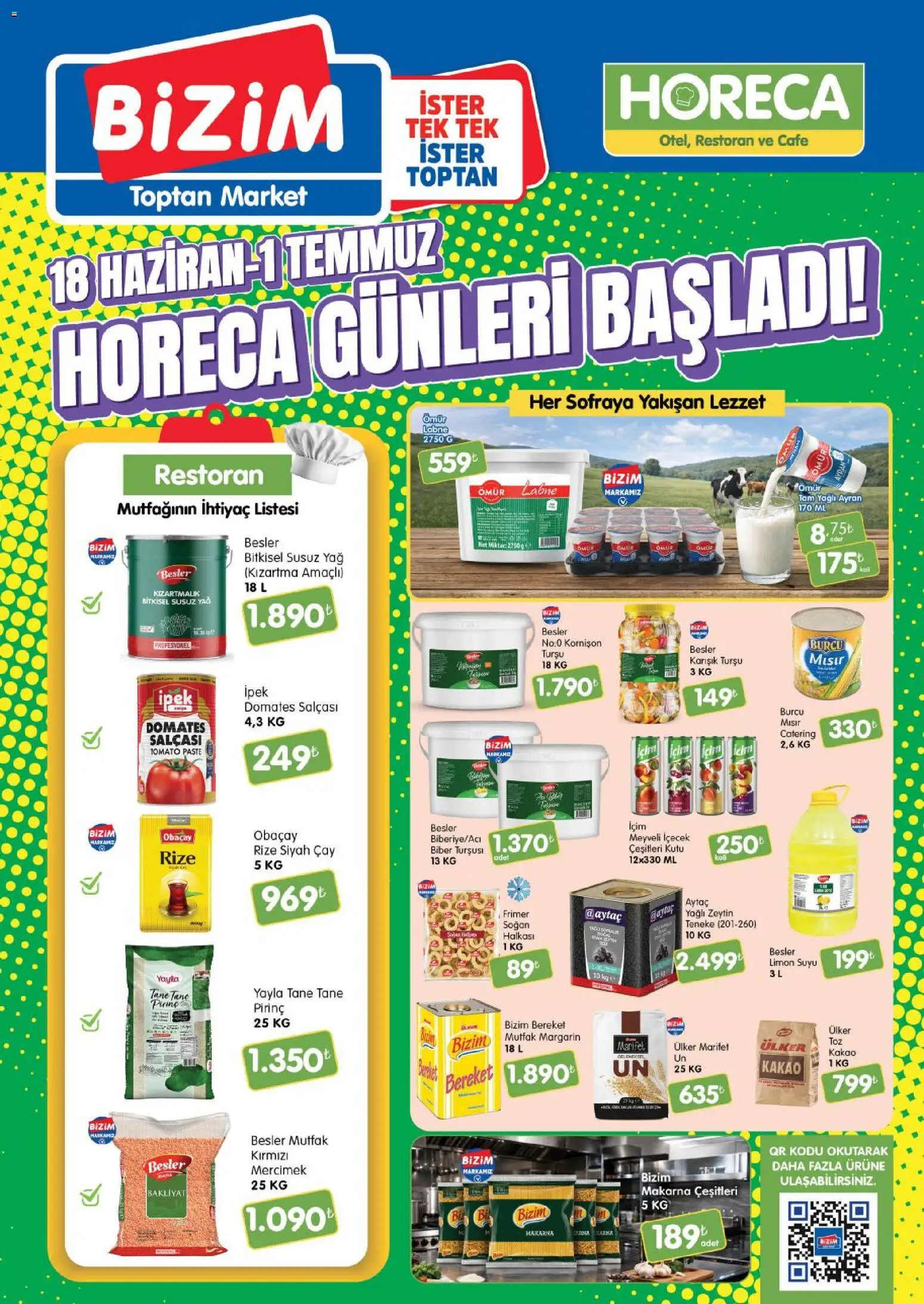 🛍️ Bizim Toptan - Horeca kataloğu, 18 Haziran 2026 itibariyle » Özel fırsatları keşfedin ve bugün tasarruf edin! 💰