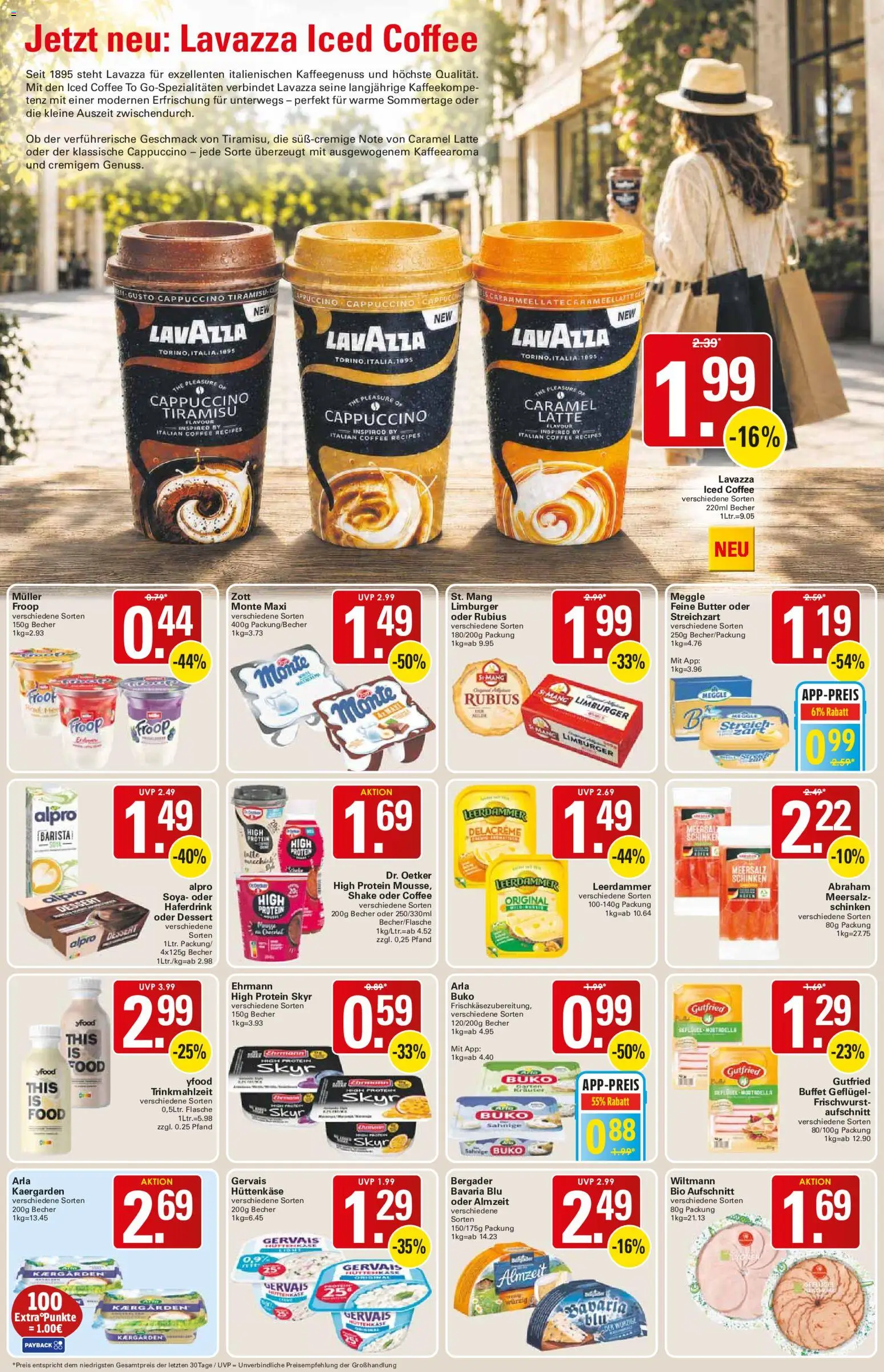 WEZ Prospekt – gültig ab 13.07.2026 | Seite: 8 | Produkte: Butter, Leerdammer, Skyr, Haferdrink