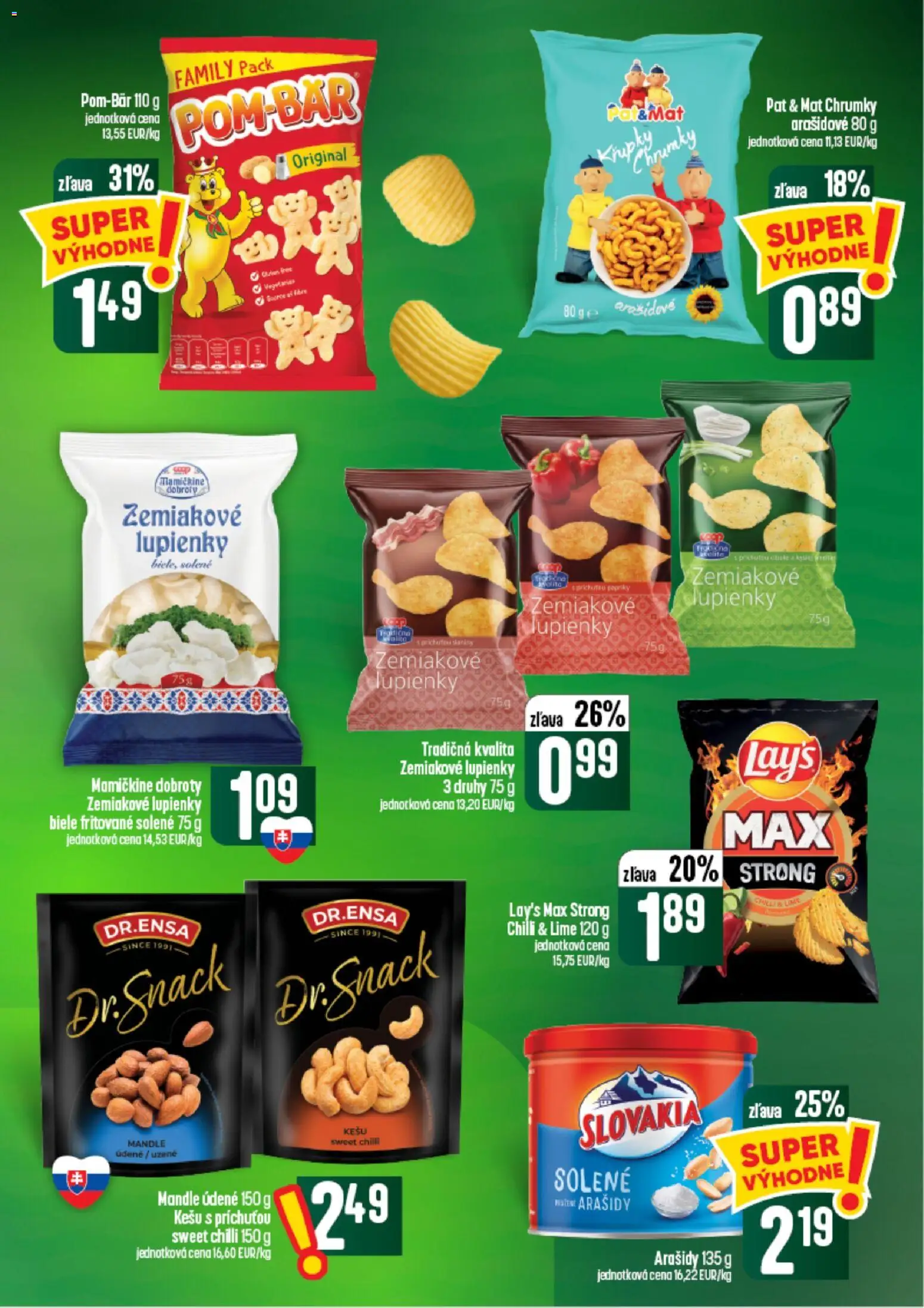 Nové COOP Jednota akcie – leták je platný od 24.09.2026 | Strana: 41 | Produkty: Chilli, Kešu, Arašidy, Mandle