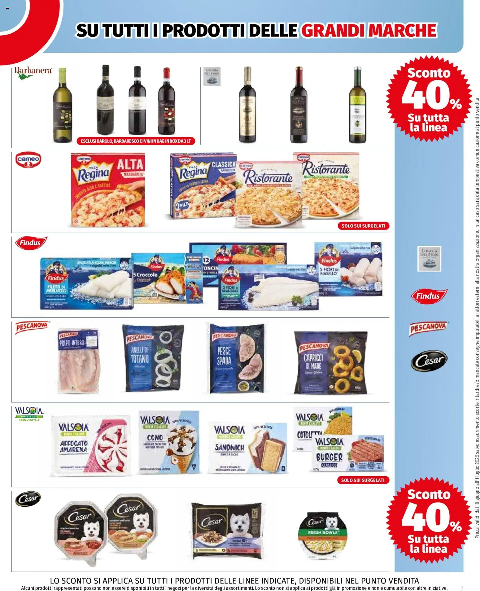Volantino COOP del 18.06.2026 | Pagina: 7 | Prodotti: Pesce, Merluzzo, Branzino, Nasello
