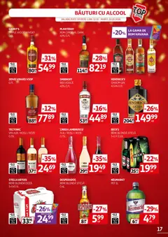 Ofertele Auchan valabile de la 12.10.2026 | Pagină: 17 | Produse: Desperados, Bere, Rom, Vodka