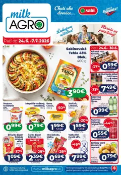 Milk Agro leták platný od 24.06.2026