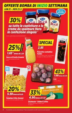 Denner aktionen IT ab 17.09.2026 gültig | Seite: 2 | Produkte: Pommes Frites, Creme