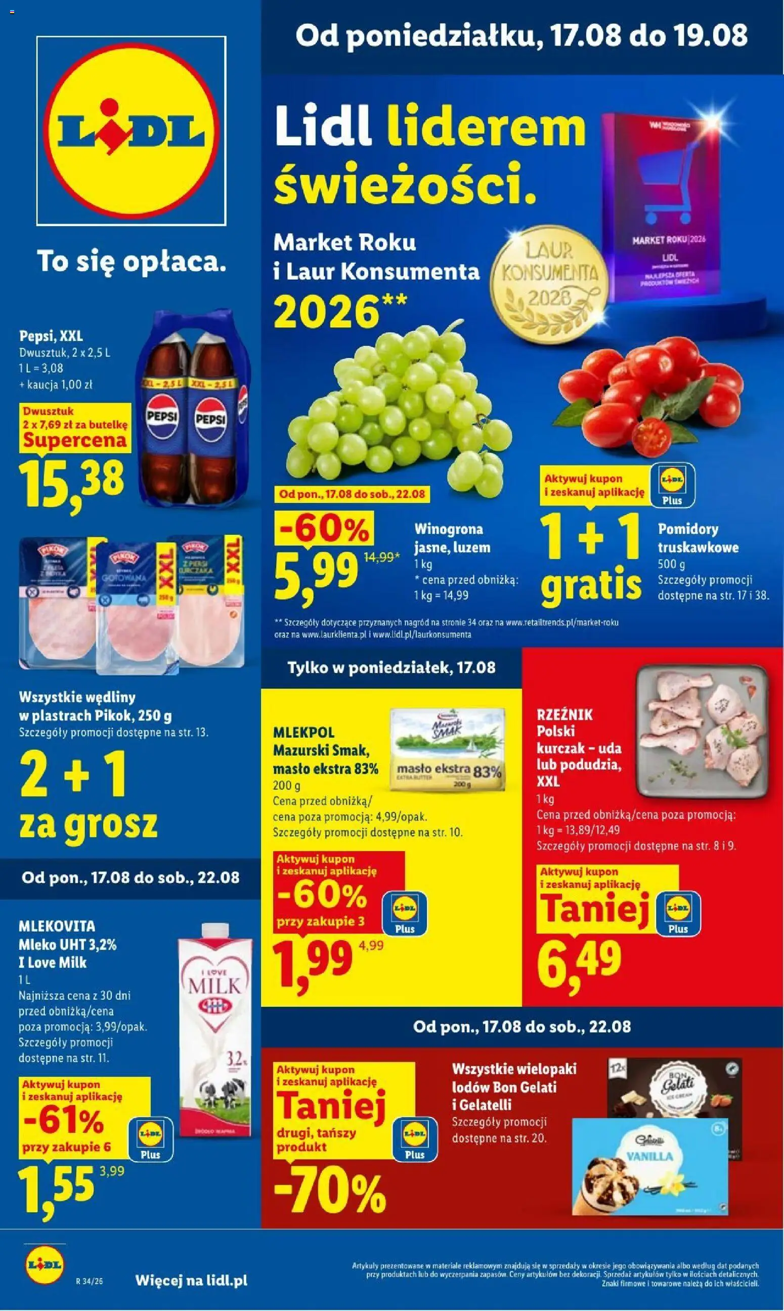 Lidl gazetka od 17.08.2026 | Strona: 1