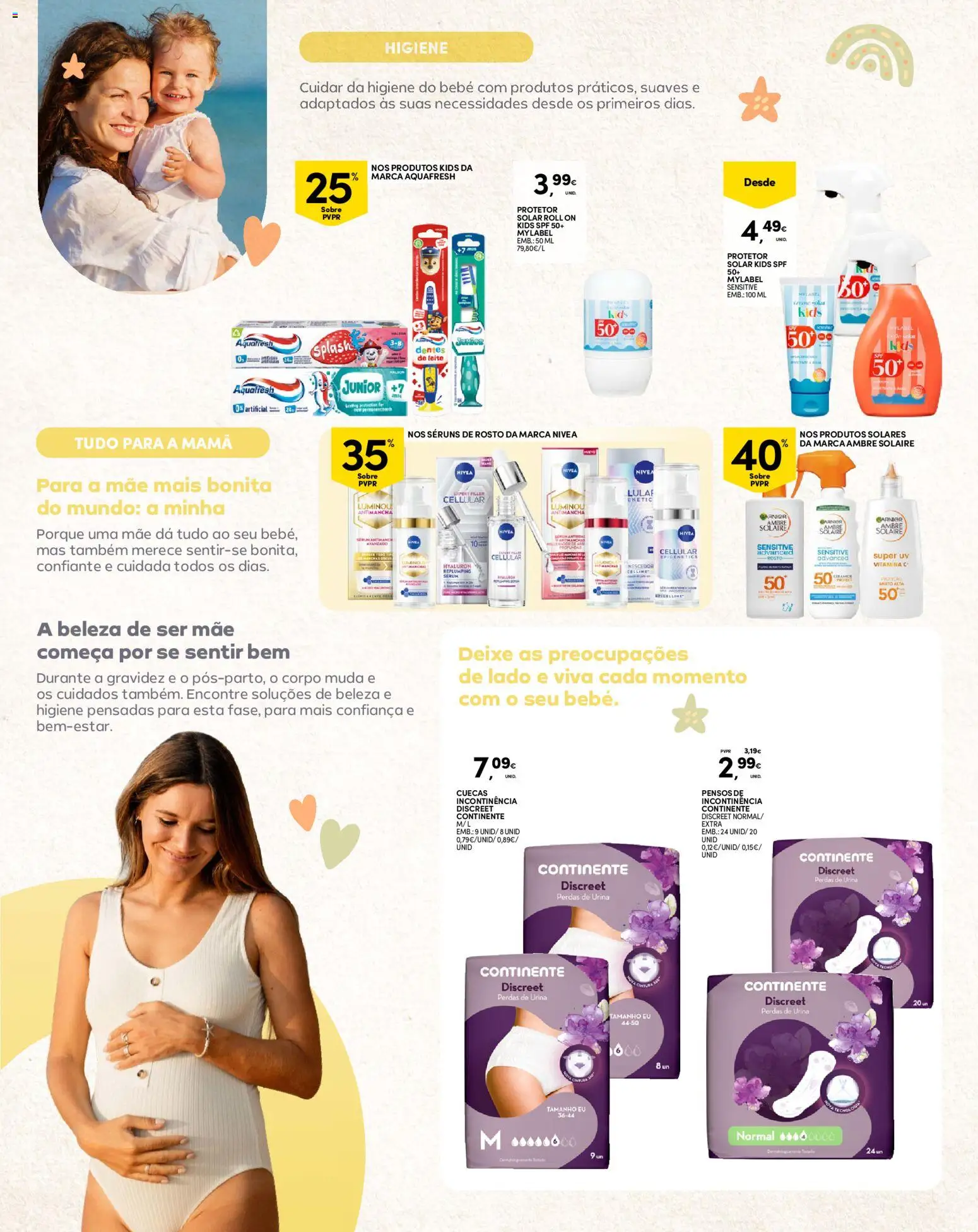 Continente Madeira │ válido de 30/06/2026 | Página: 17 | Produtos: Protetor solar, Leite, Vitamina c, Cuecas