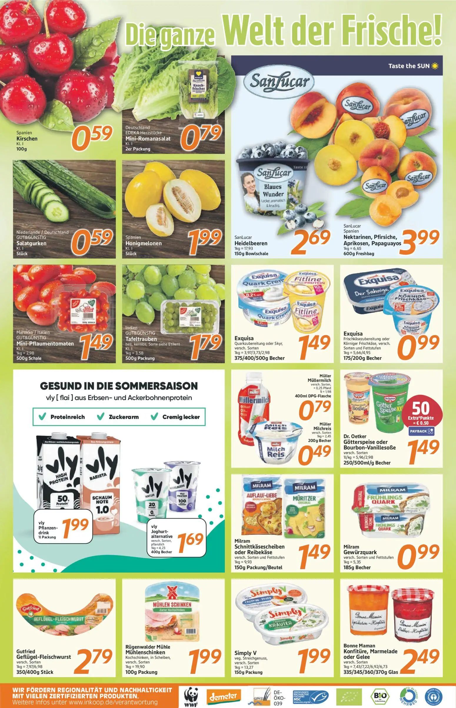 Inkoop Prospekt – gültig ab 01.06.2026 | Seite: 2 | Produkte: Joghurt, Schinken, Reis, Bonne maman