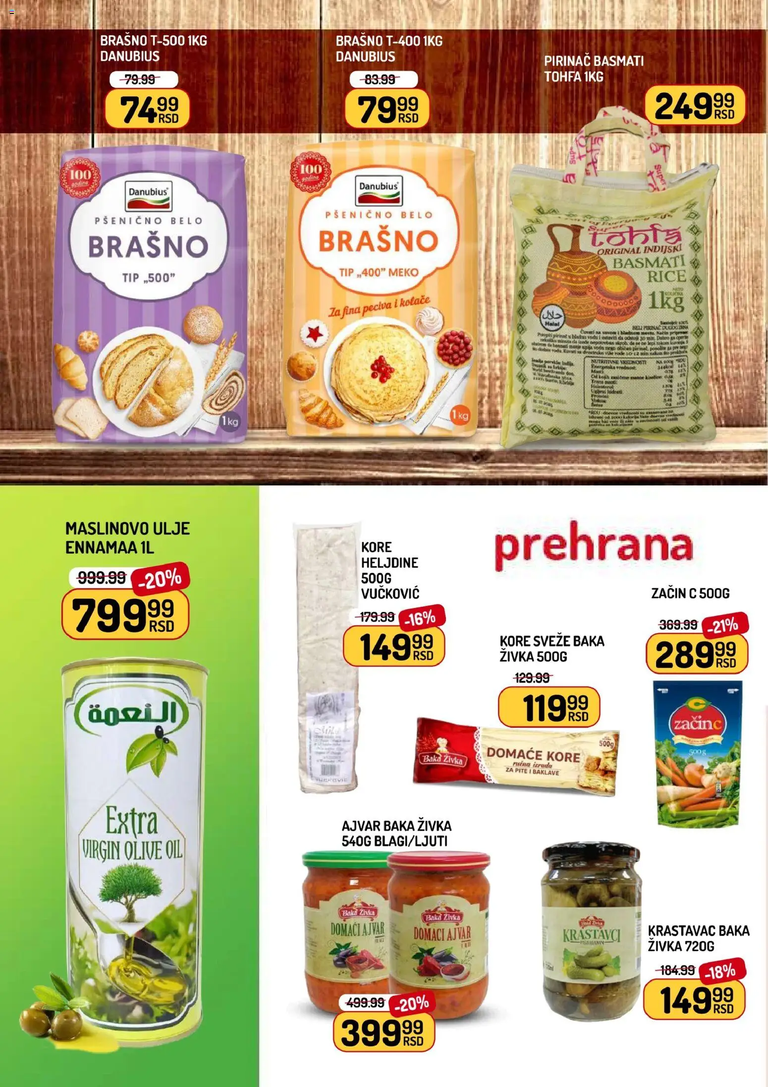 Aman katalog - važi od 29.05.2026 | Strana: 6 | Proizvode: Ajvar, Sto, Maslinovo ulje, Pirinač