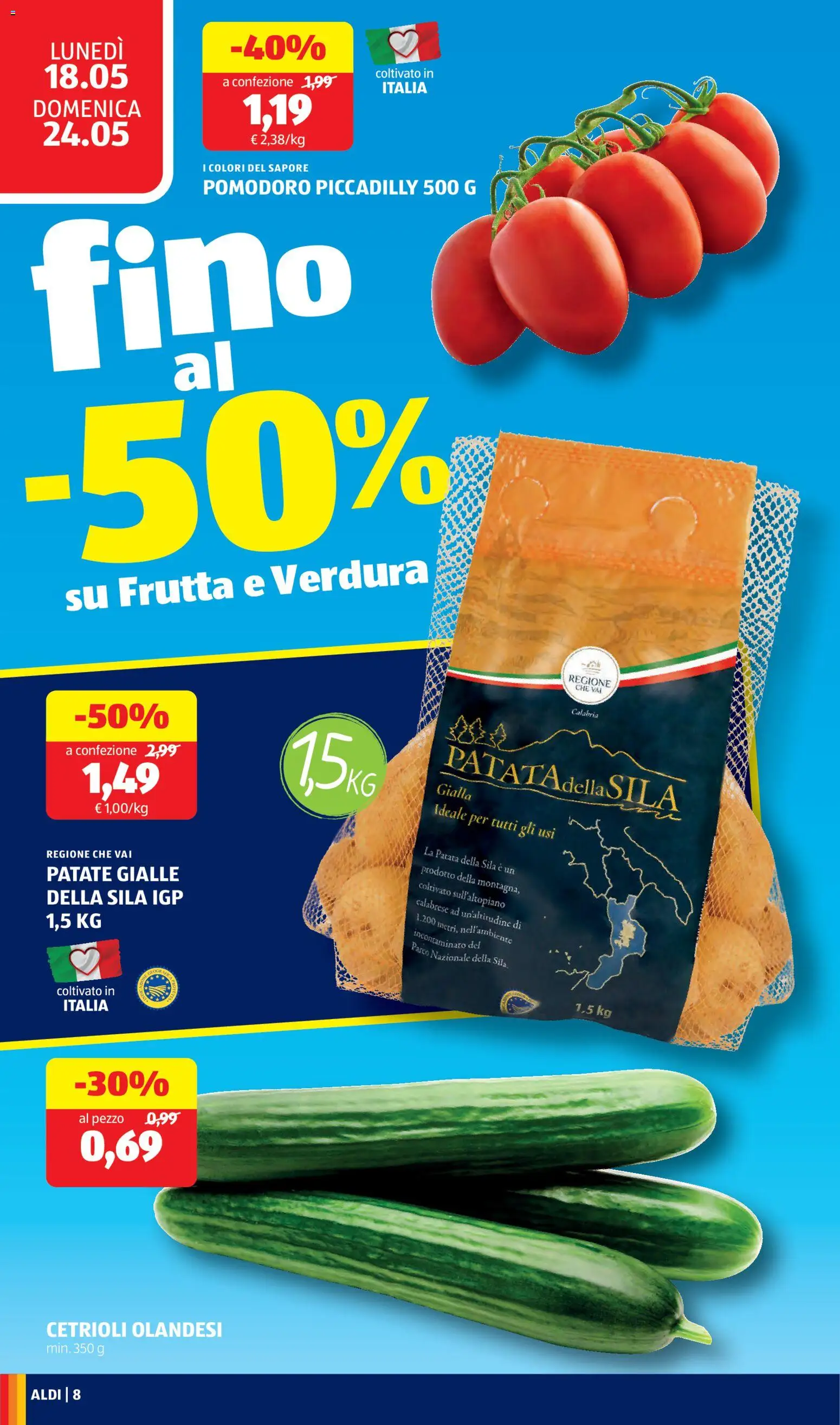 Volantino Aldi del 18.05.2026 | Pagina: 8