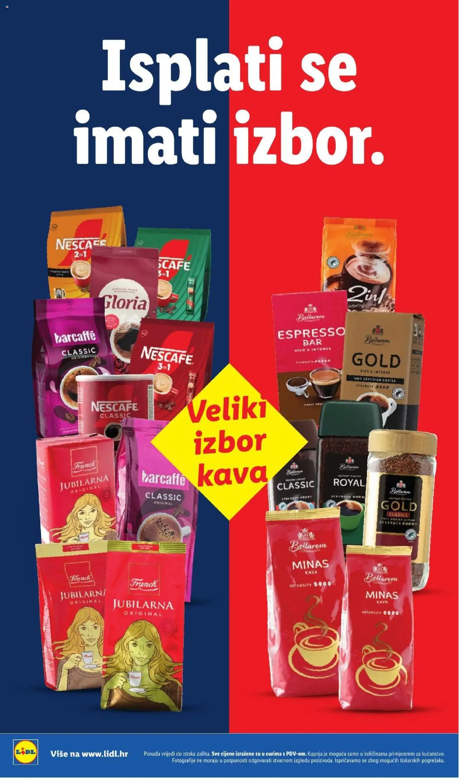 Lidl katalog | vrijedi od 23.07.2026 | Stranica: 52 | Proizvodi: Nescafe, Kava, Barcaffe