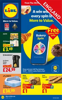 Preview of Weekly offers Lidl valid from 30/07/2026