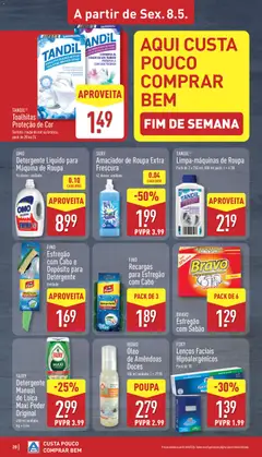 Pré-visualização Aldi folheto válido de 04.05.2026 | Página: 28 | Produtos: Esfregão, Sabão, Detergente, Doces
