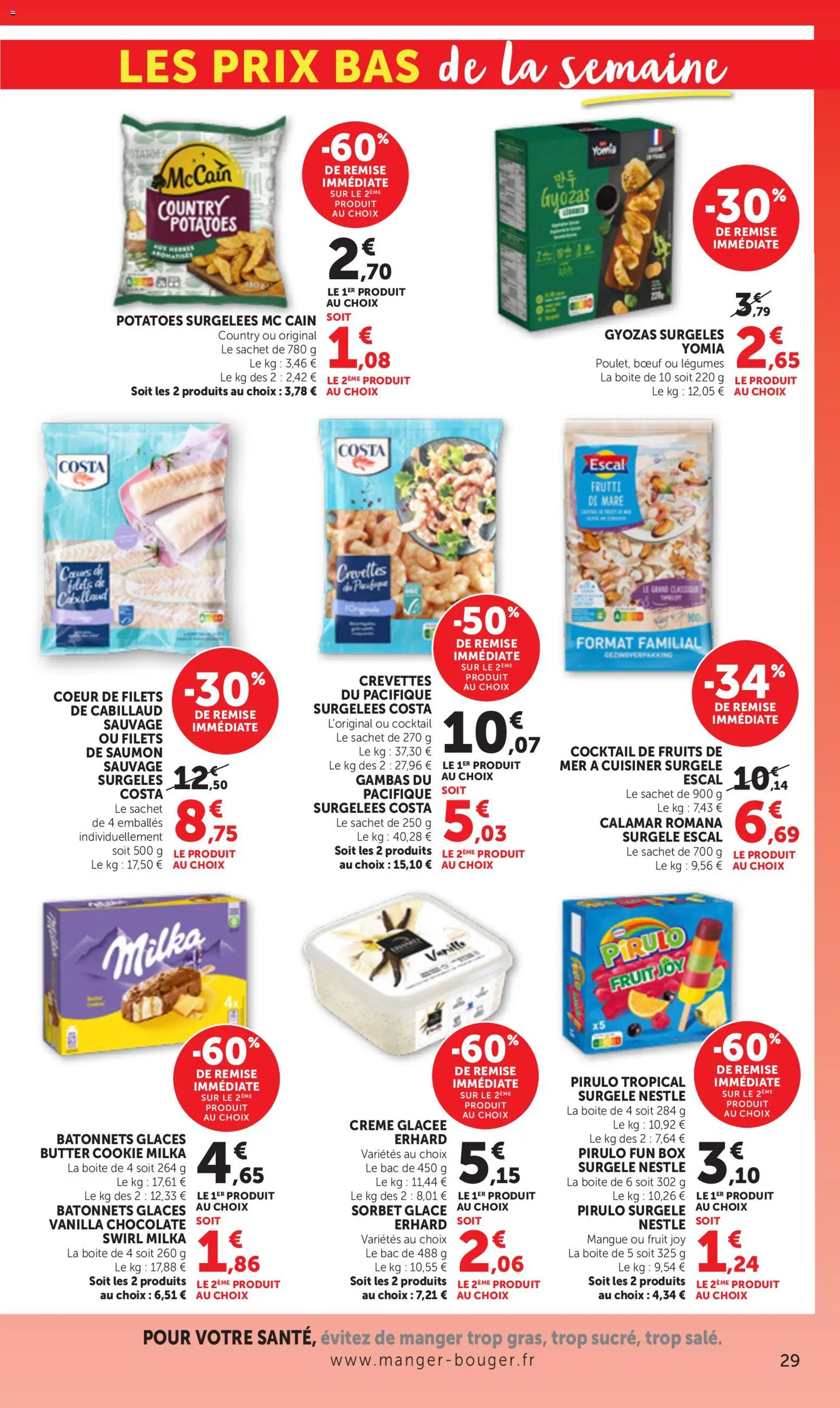 {H1} | Page: 29 | Produits: Mangue, Crevettes, Saumon, Crème