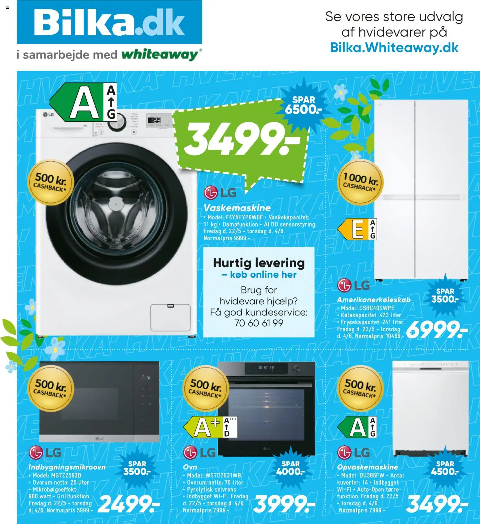 Bilka tilbudsavis – gyldig fra 22.05.2026 | Side: 41 | Produkter: Vaskemaskine, Opvaskemaskine