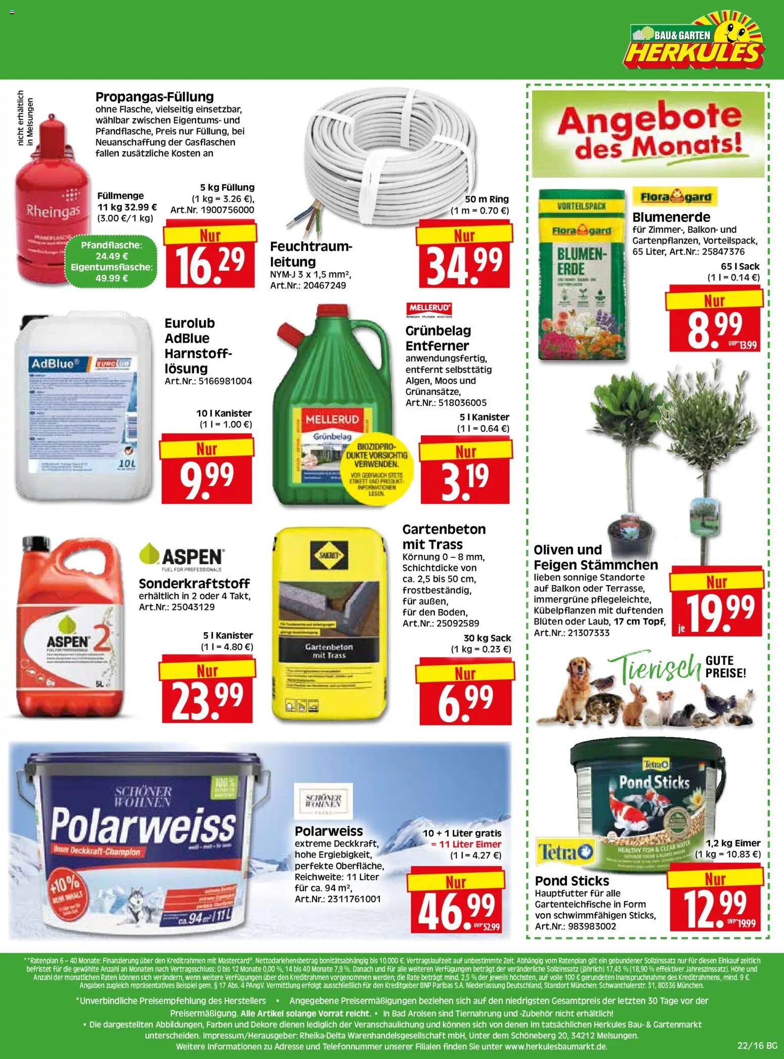 HERKULES Bau & Garten – gültig ab 26.05.2026 | Seite: 16