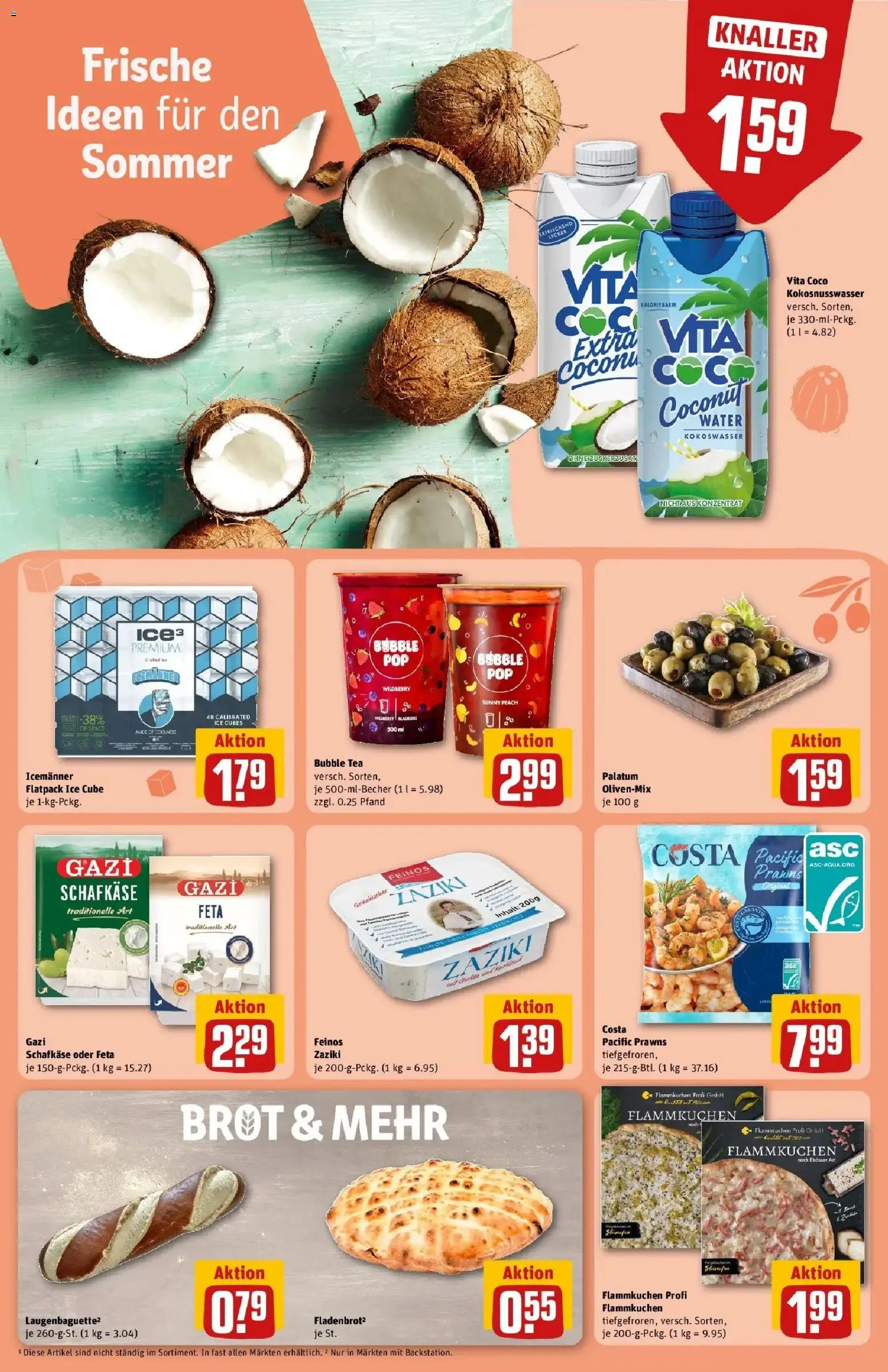 REWE Prospekt ab 10.08.2026 zum Blättern » Angebote | Seite: 20 | Produkte: Feta, Brot