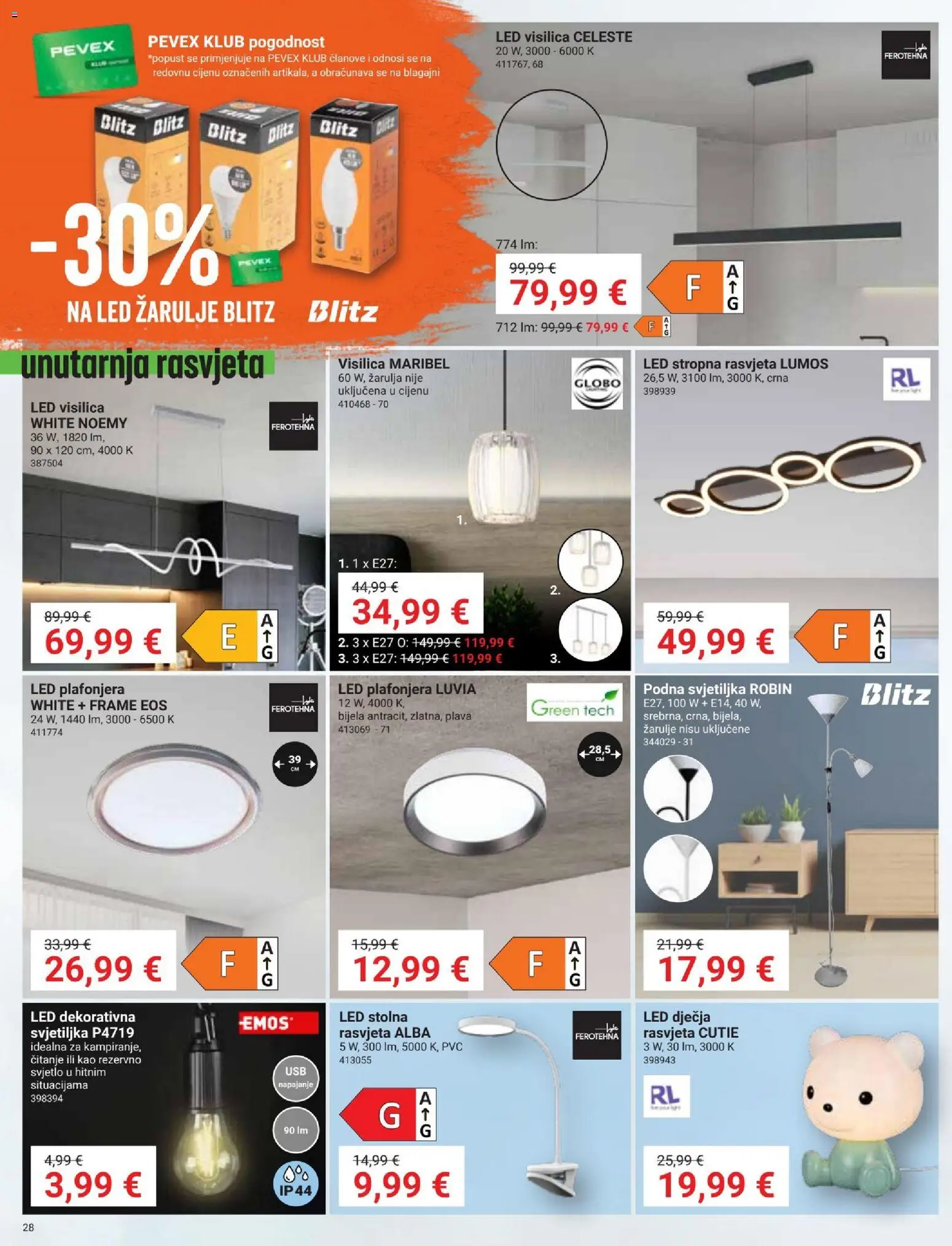 Pevex katalog | vrijedi od 22.10.2026 | Stranica: 28
