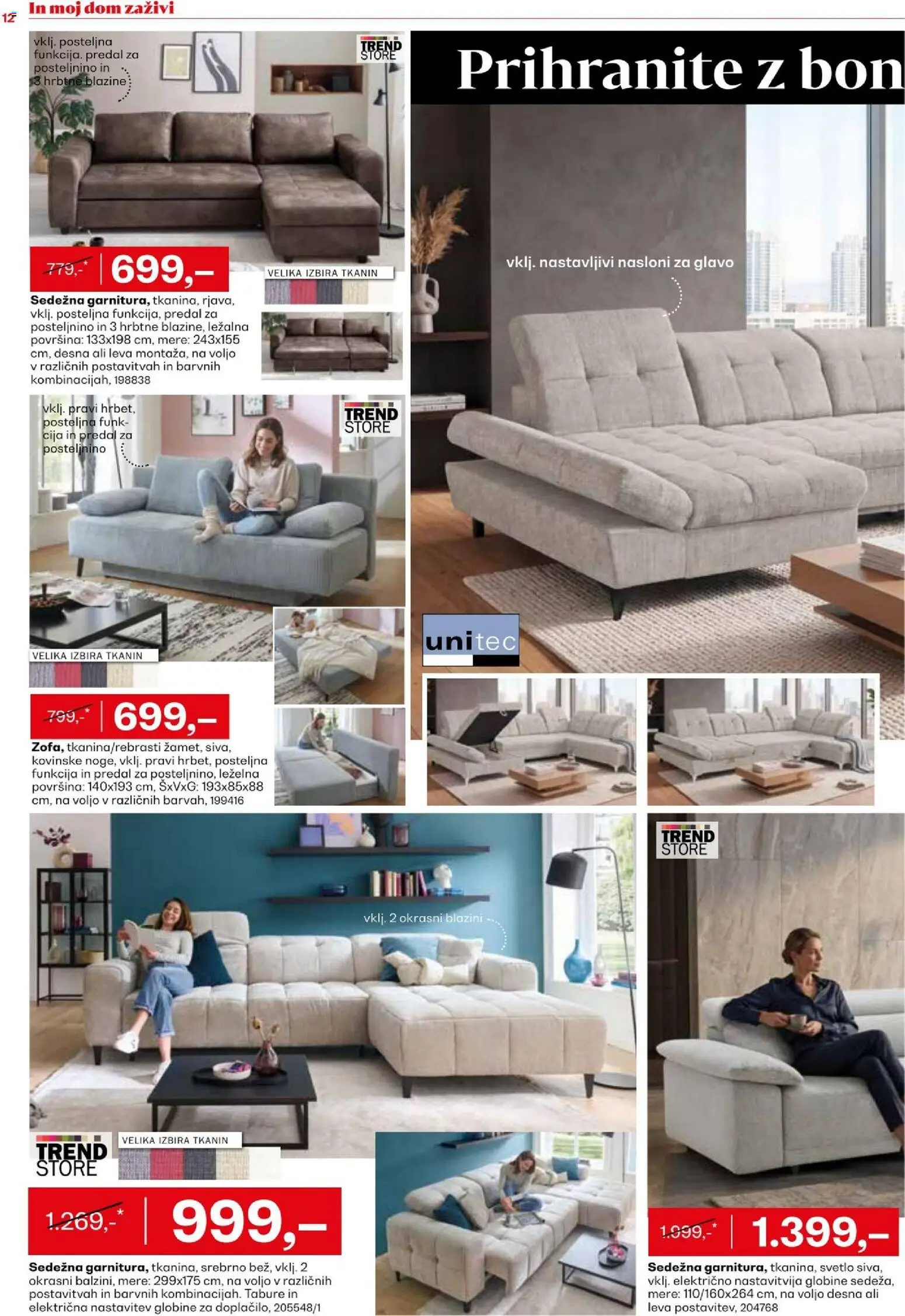 Novi Rutar katalog ponudbe – veljaven od 18.08.2026 | Stran: 12 | Izdelki: Tabure