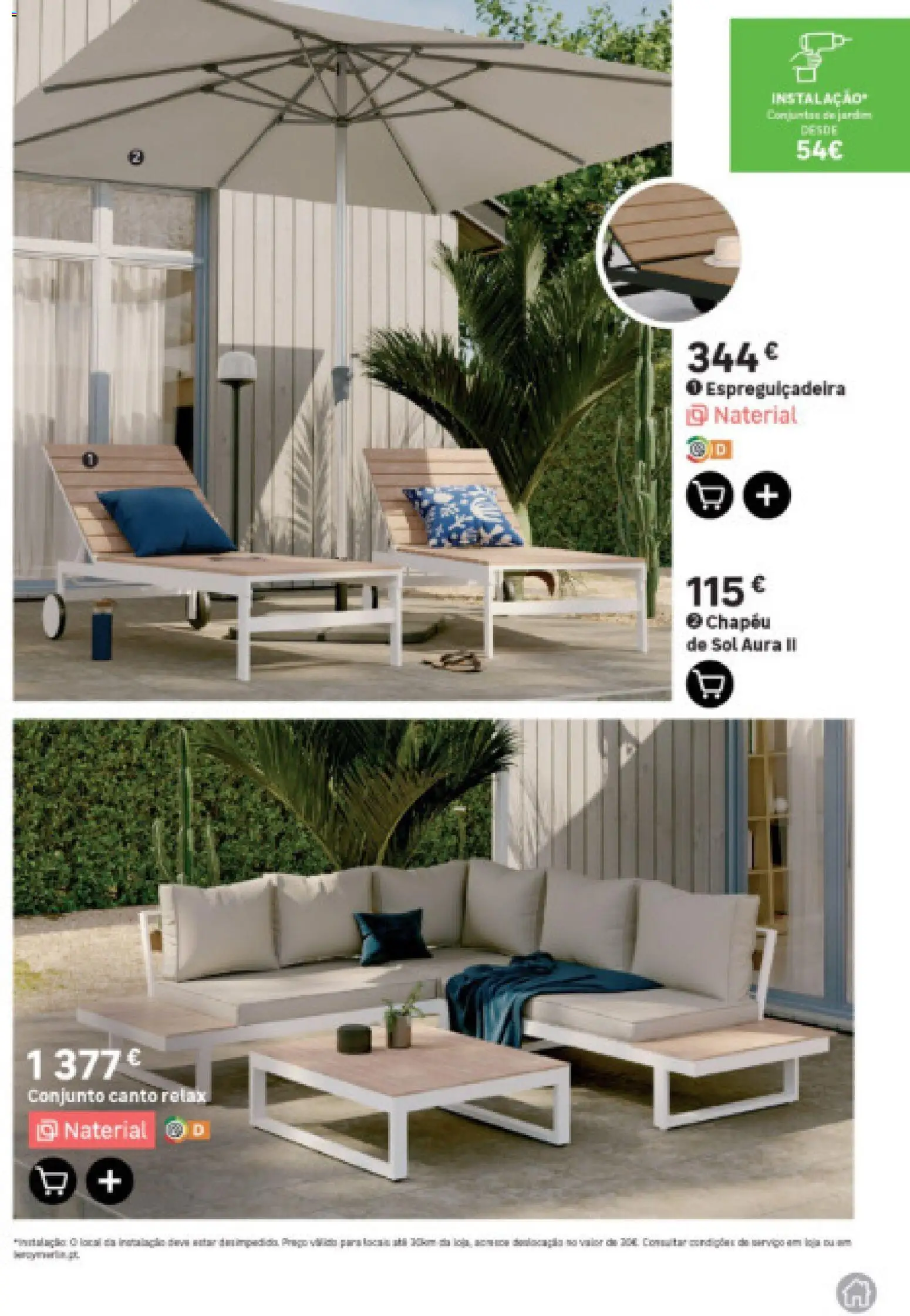 Leroy Merlin Arquipélago da Madeira Jardim │ válido de 12.03.2026 | Página: 13 | Produtos: Espreguiçadeira