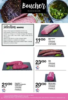 Monoprix - Prévisualisation de Monoprix catalogue valide à partir de 16.06.2026 | Page: 18 | Produits: Rôti de bœuf, Beurre, Filet mignon, Porc