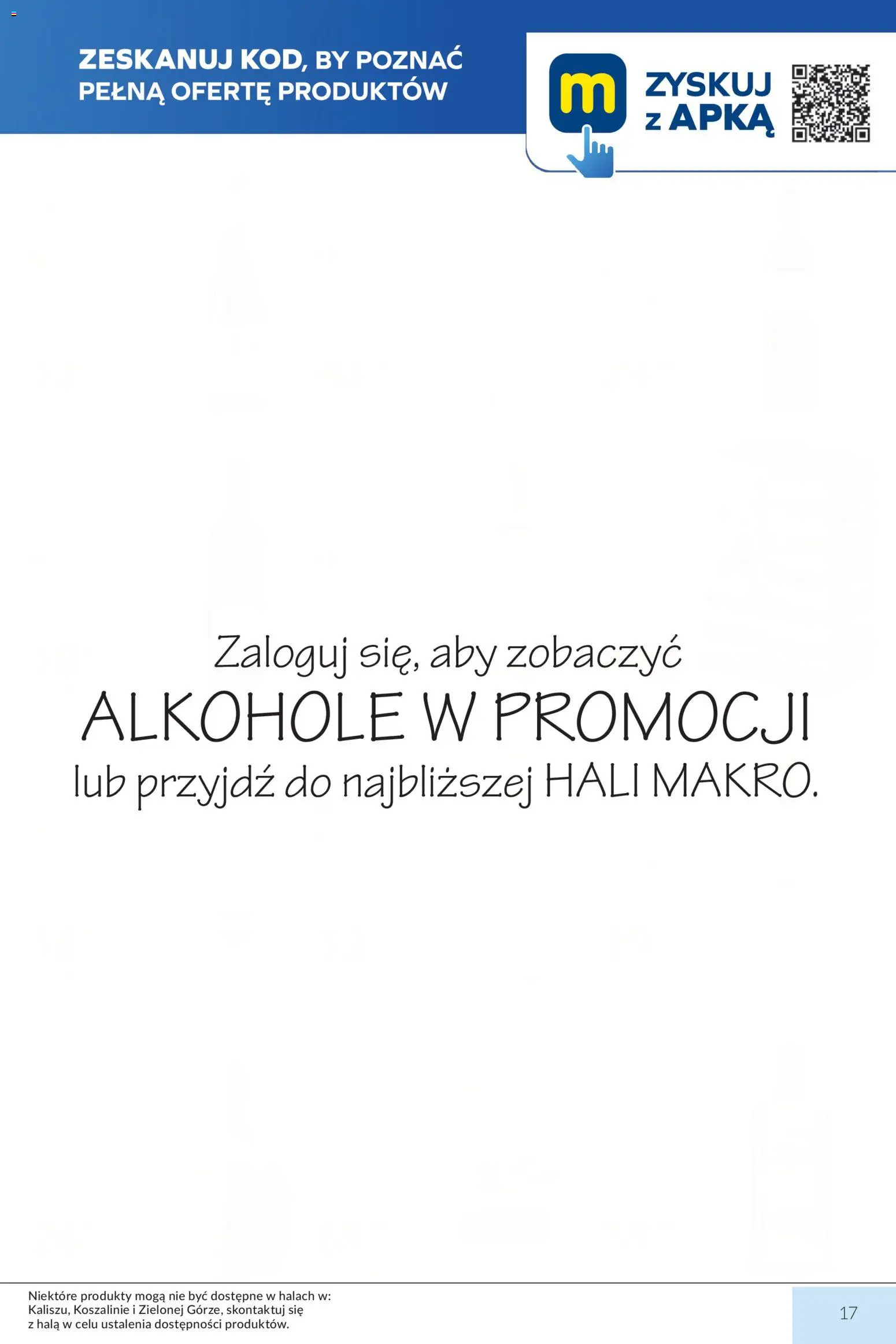 Makro gazetka od 13.10.2026 | Strona: 17 | Produkty: Alkohole
