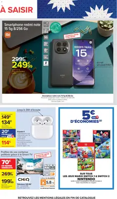 Carrefour - Prévisualisation de Carrefour catalogue valide à partir de 09.06.2026 | Page: 104 | Produits: Smartphone, Audio, Appareil photo, Televiseur