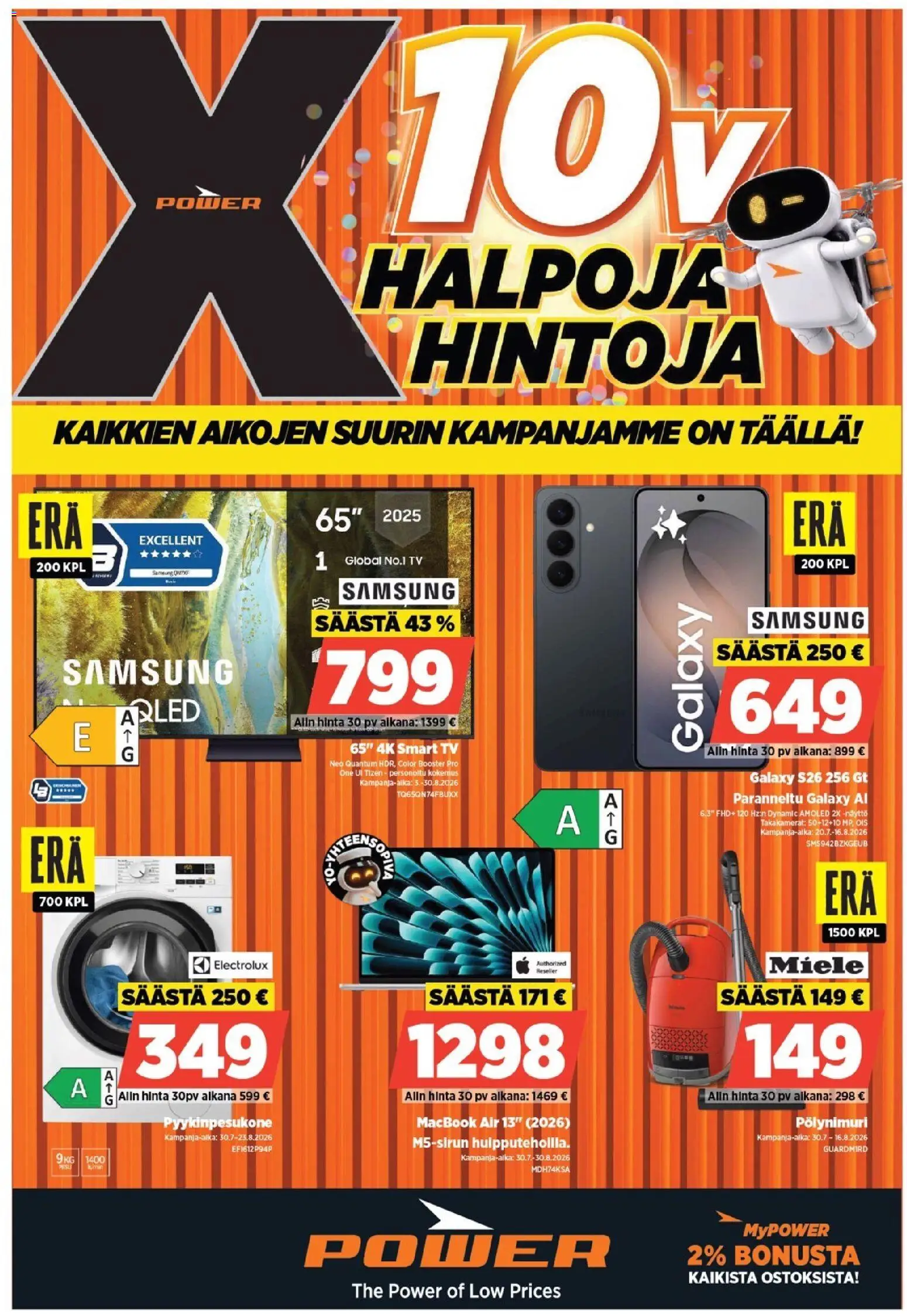 Power tarjoukset – voimassa 03/08/2026 alkaen | Sivu: 1